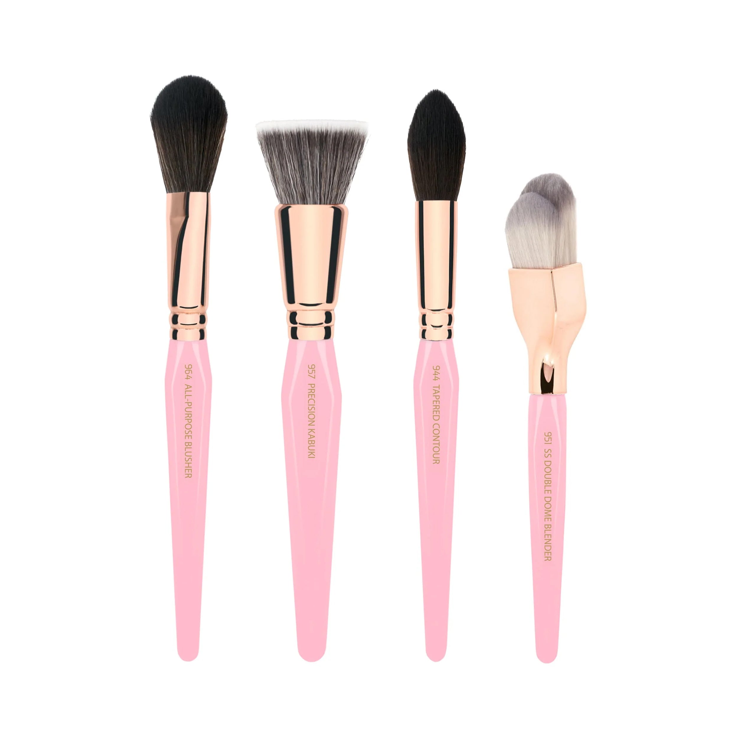 BDellium Tools Pink Golden Triangle Face Set