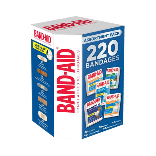Band Aid Assortment 220 Pack