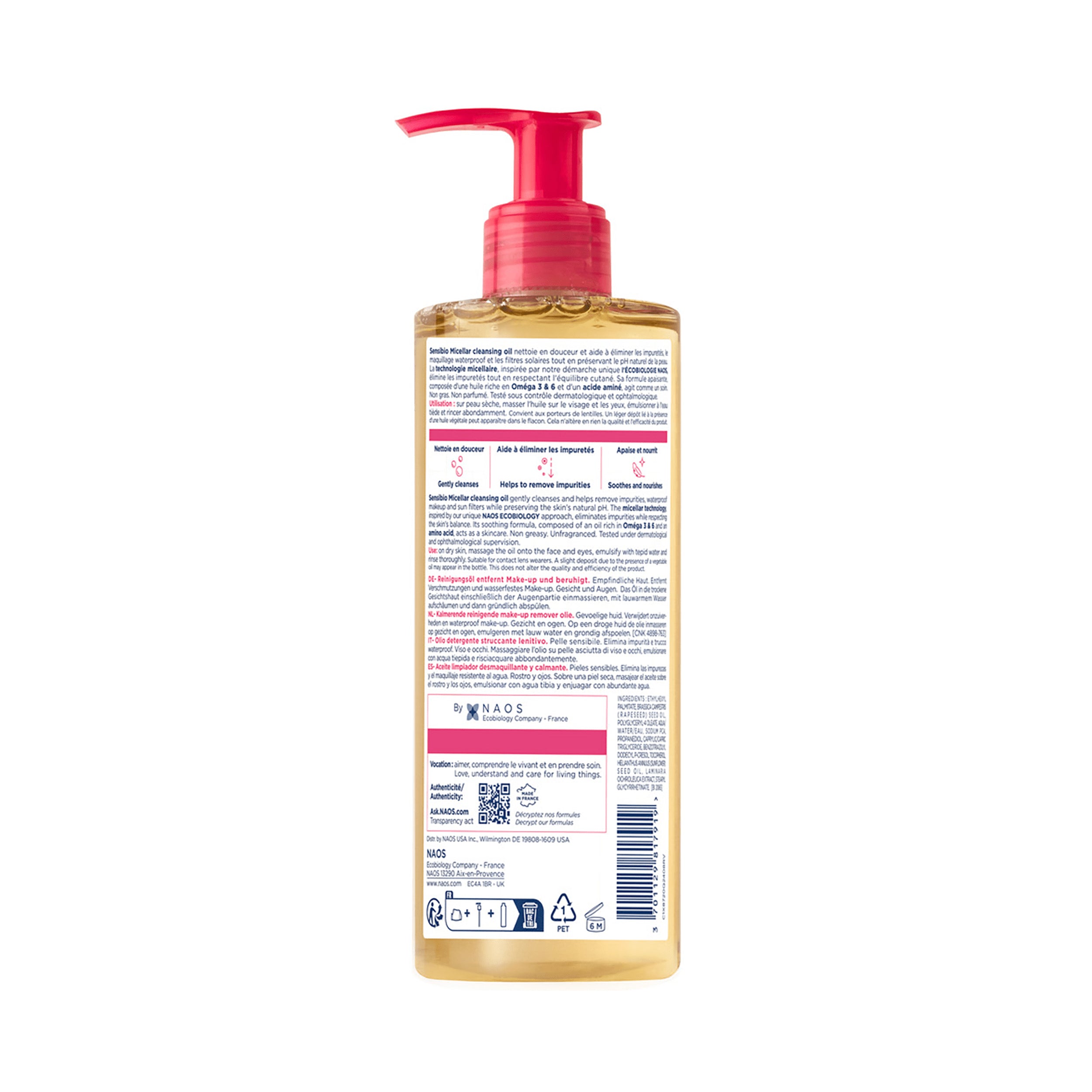 Bioderma Sensibio Micellar Cleansing Oil 300 mL