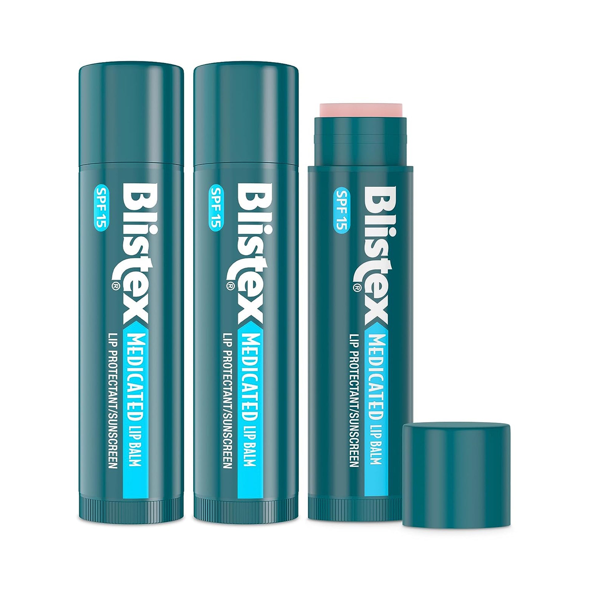 Blistex Medicated Lip Balm 3 Balm Value Pack