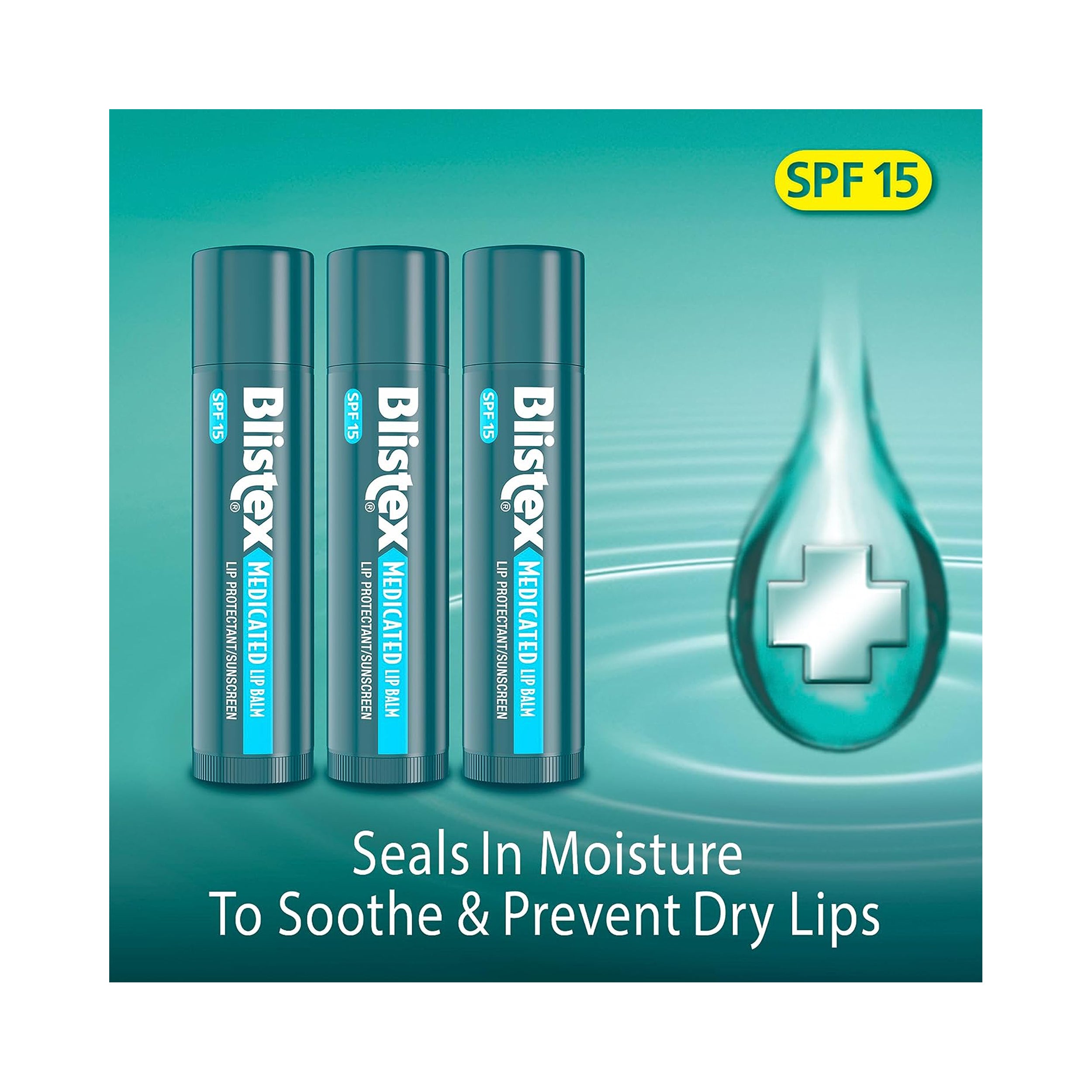 Blistex Medicated Lip Balm 3 Balm Value Pack