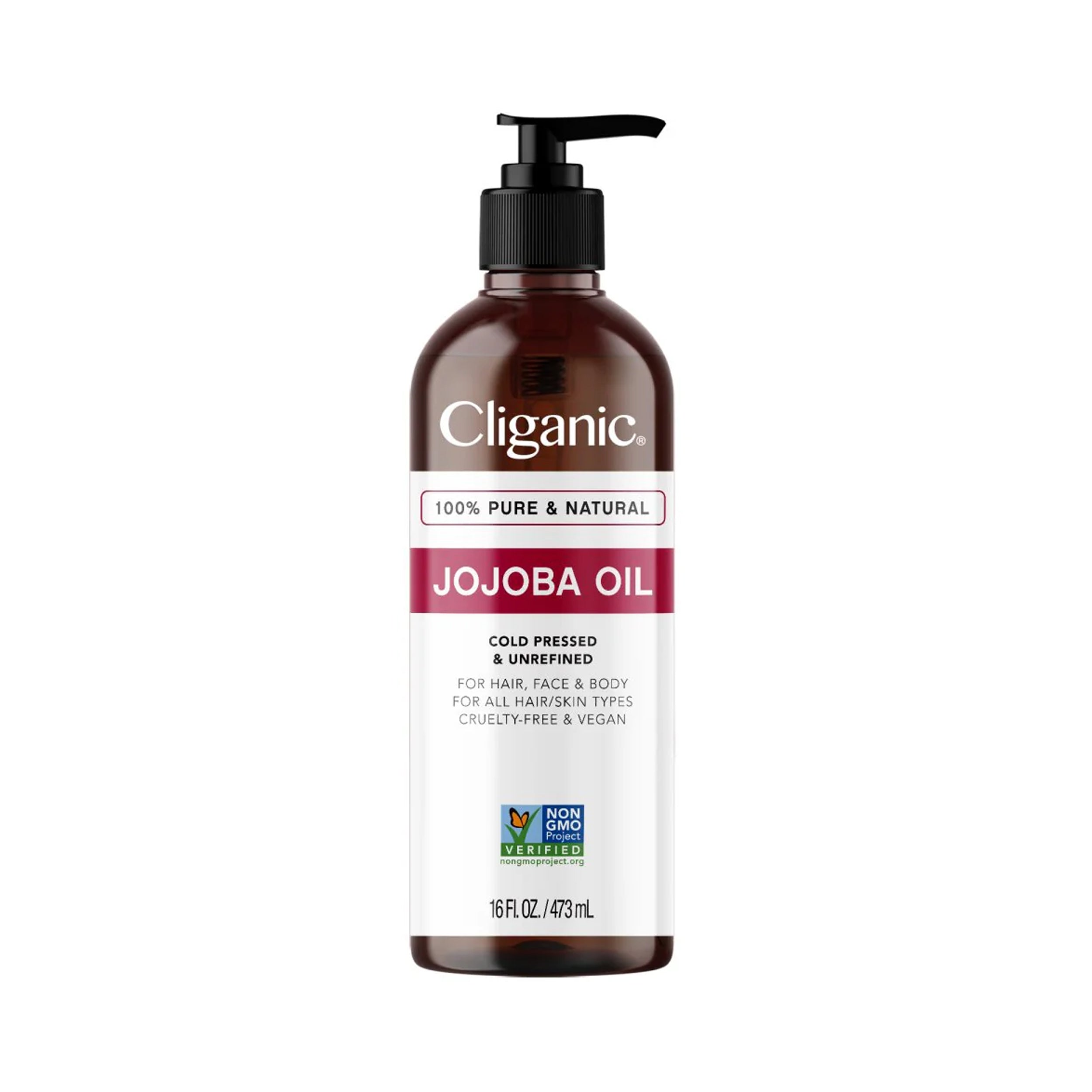 Cliganic 100% Pure Jojoba Oil 473 mL