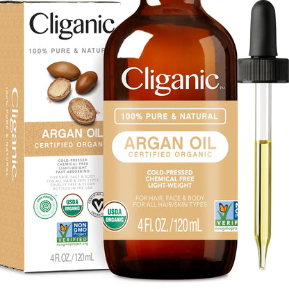 Cliganic 100% Pure Natural Argan Oil 120 mL
