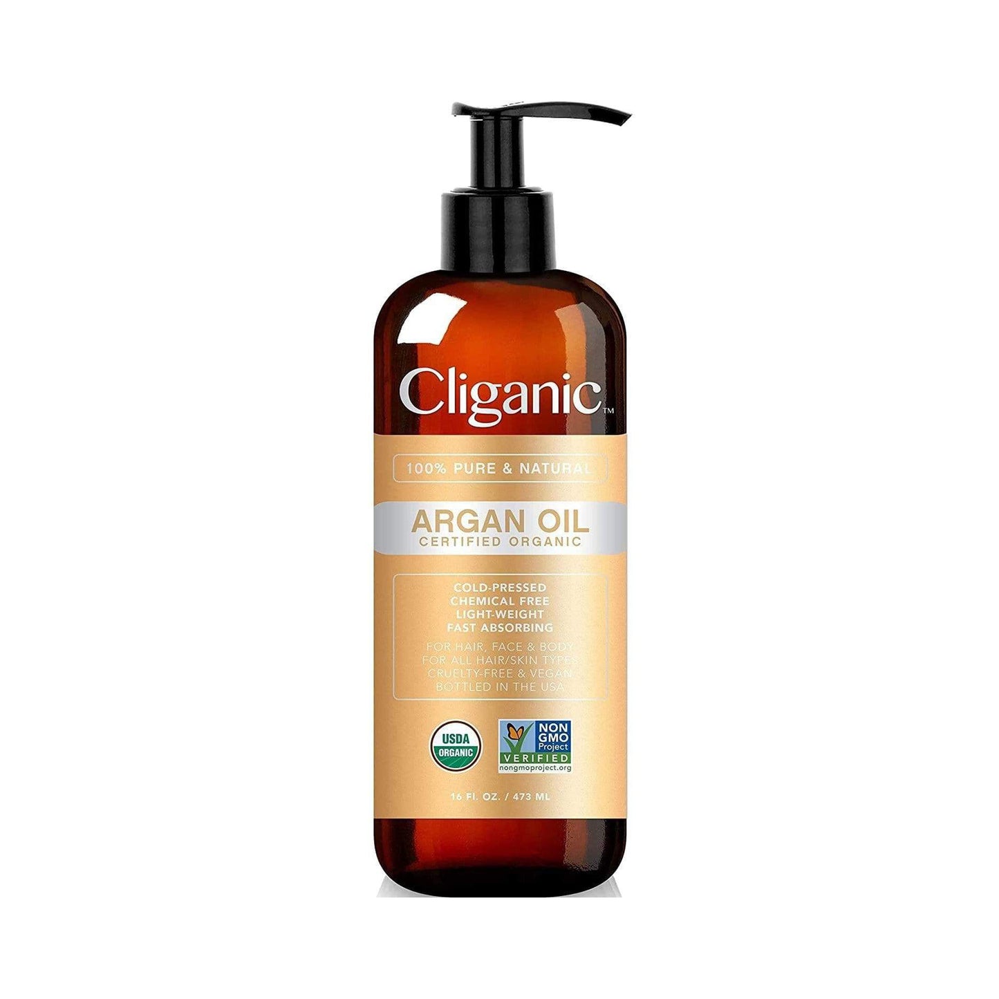 Cliganic 100% Pure Natural Argan Oil 480 mL
