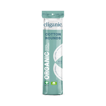 Cliganic Organic Cotton Rounds 100 Count