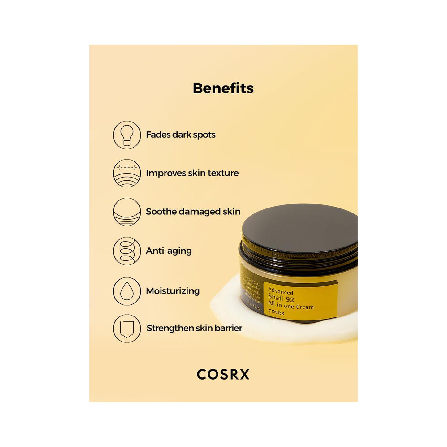 Cosrx Advanced Snail 92 All in One Cream 100g