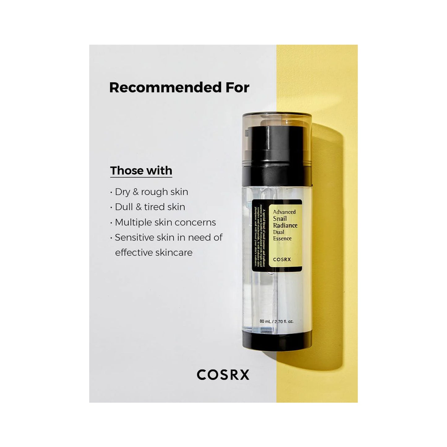 Cosrx Advanced Snail Radiance Dual Essence 80 mL