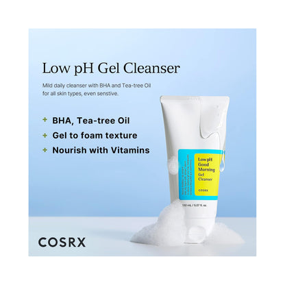 Cosrx Low pH Good Morning Gel Cleanser