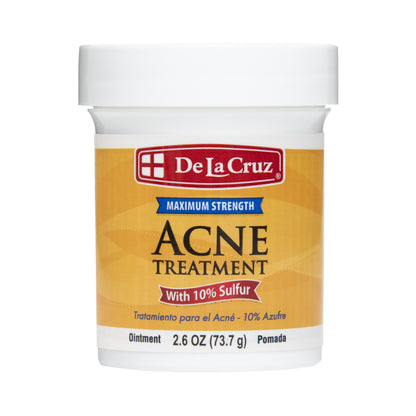 De La Cruz Sulfur Ointment Acne Medication Maximum Strength 73.7g