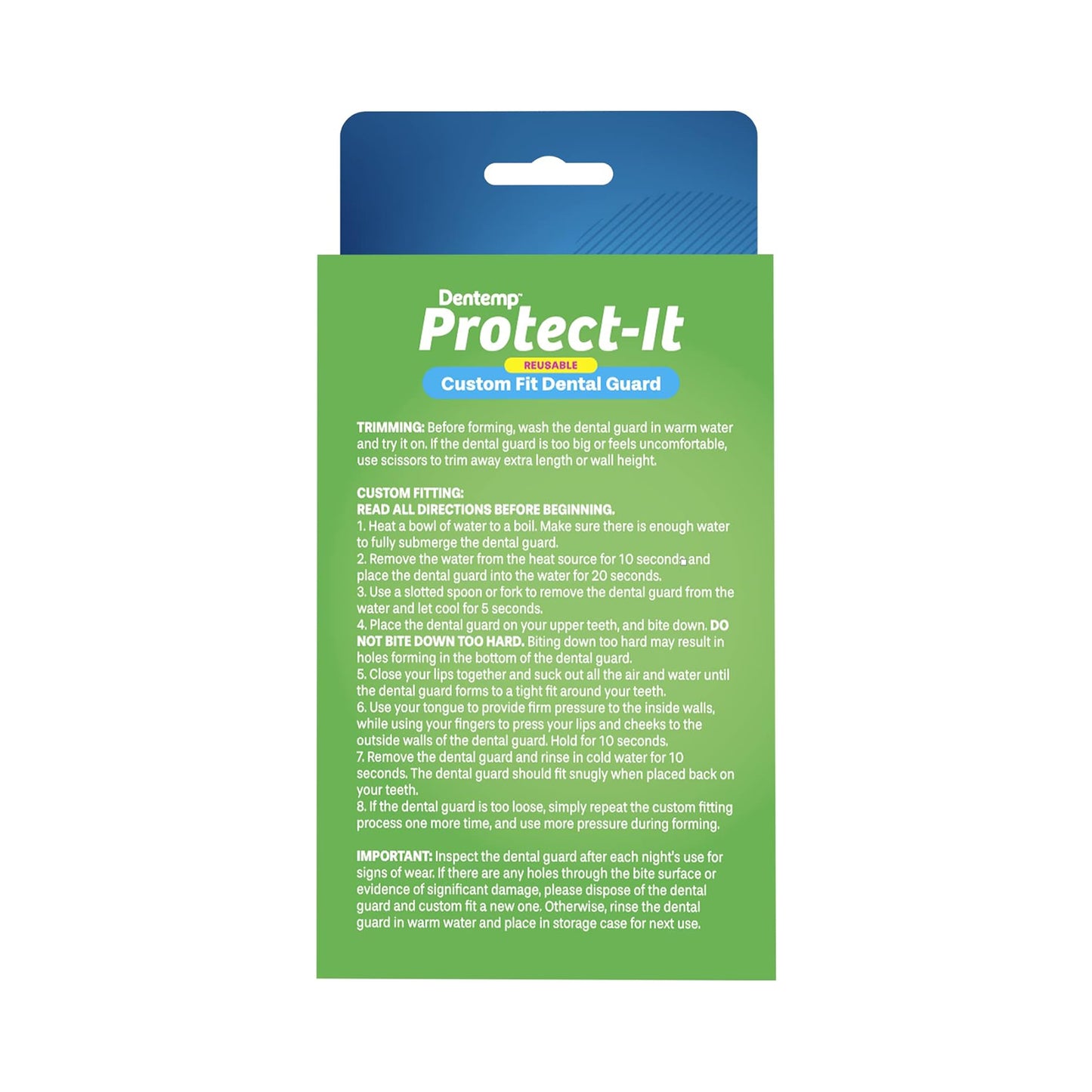 Dentemp Protect-It Custom Fit Dental Guard