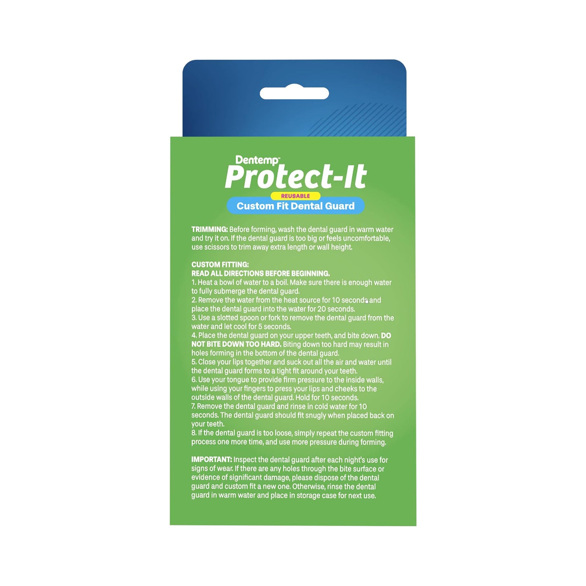 Dentemp Protect-It Custom Fit Dental Guard