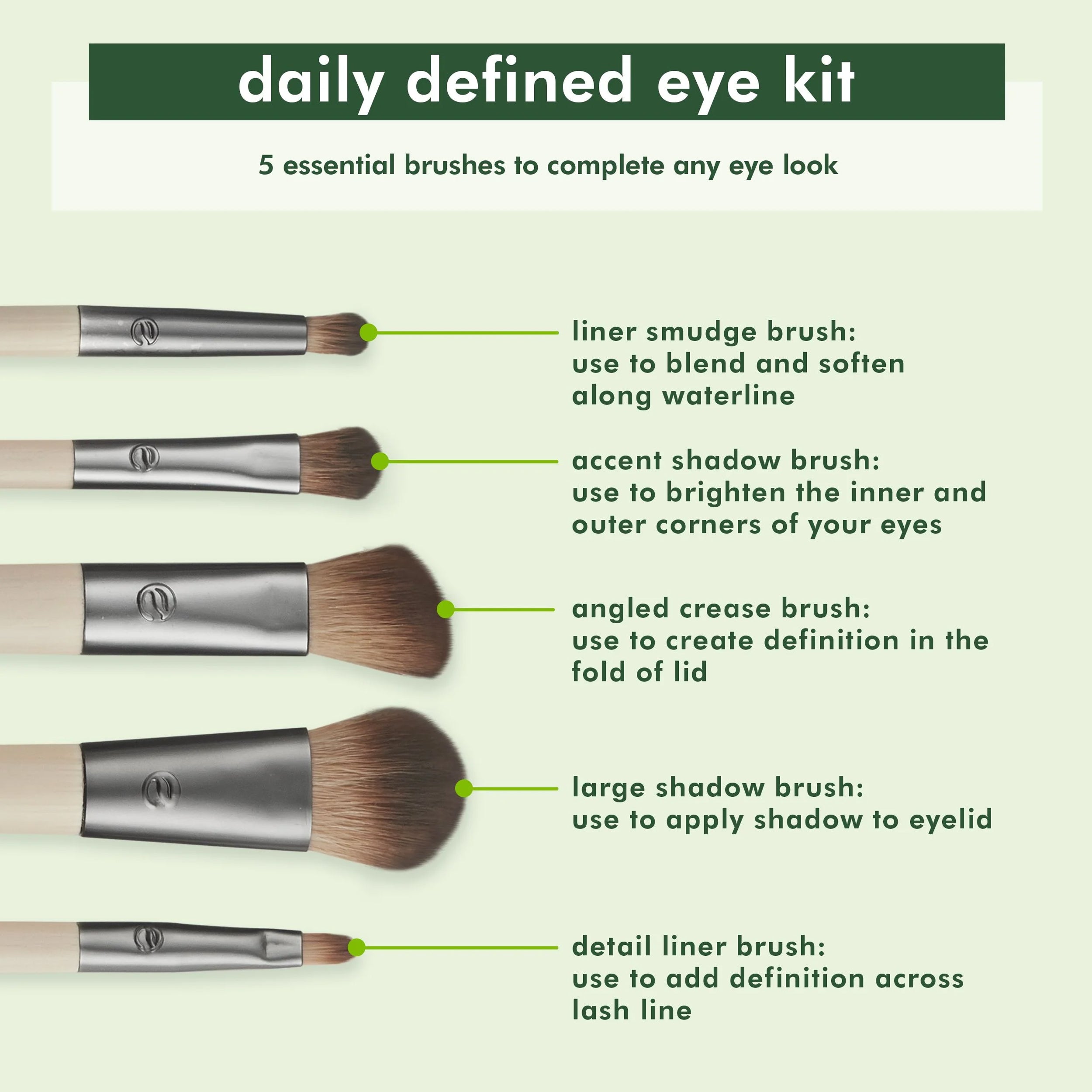 EcoTools Daily Defined Eye Makeup Brush Kit
