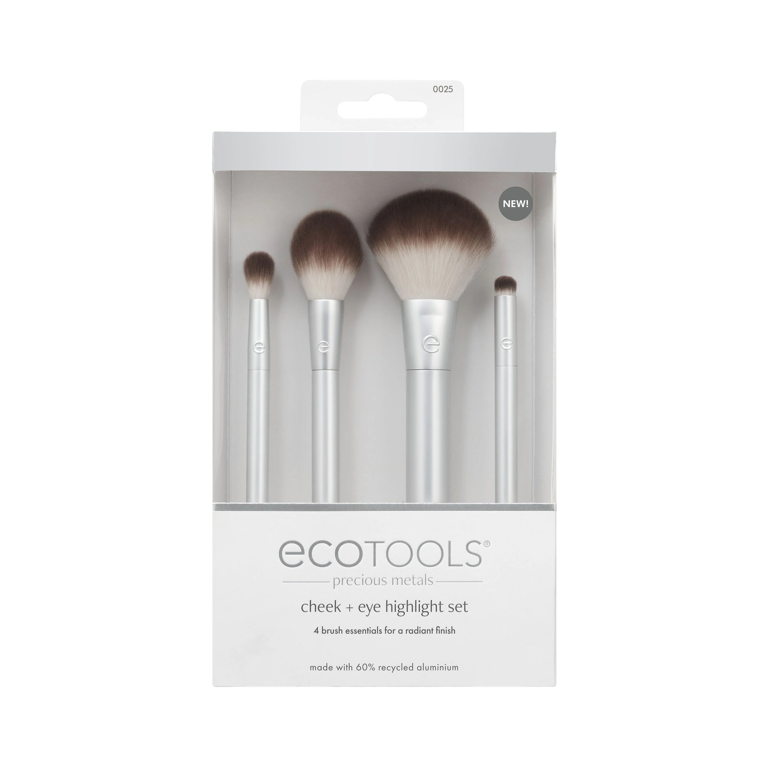 EcoTools Precious Metals Cheek Eye Highlight Makeup Brush Set