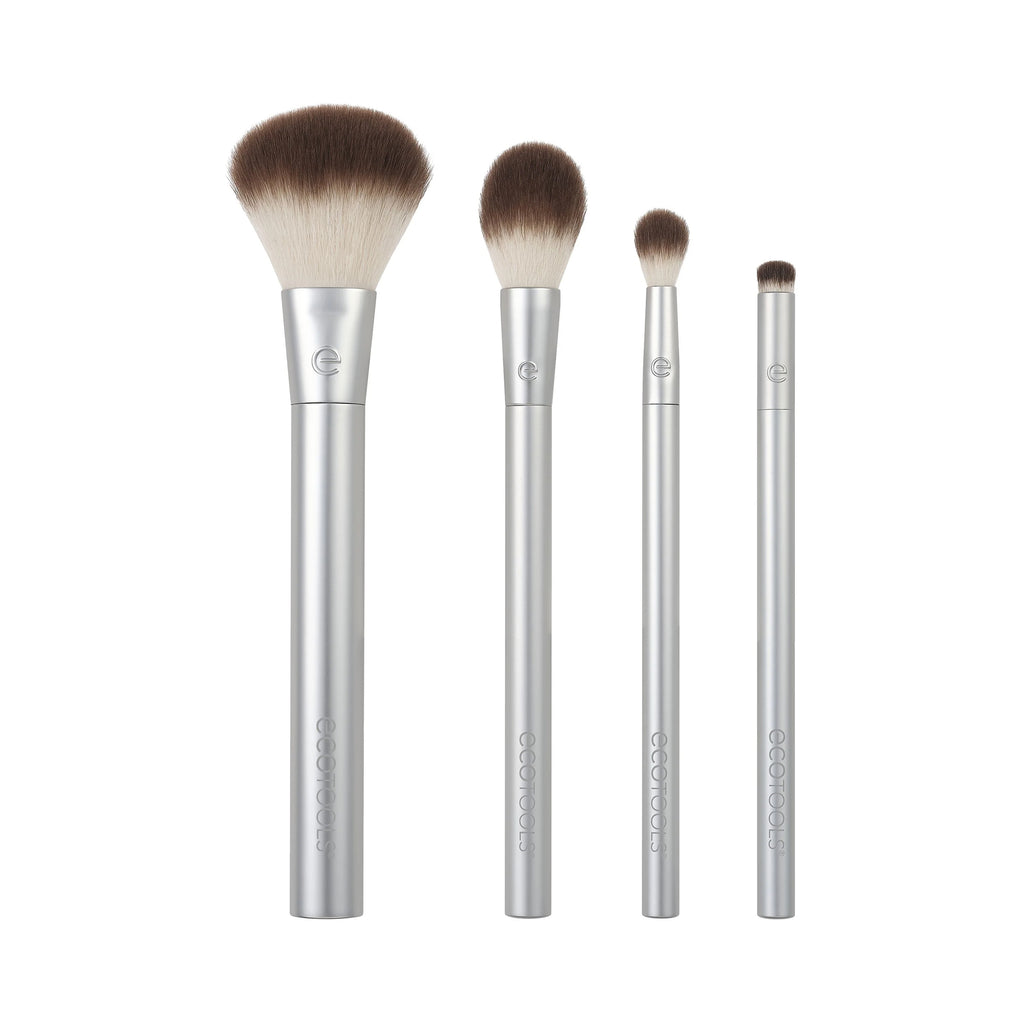 EcoTools Precious Metals Cheek Eye Highlight Makeup Brush Set