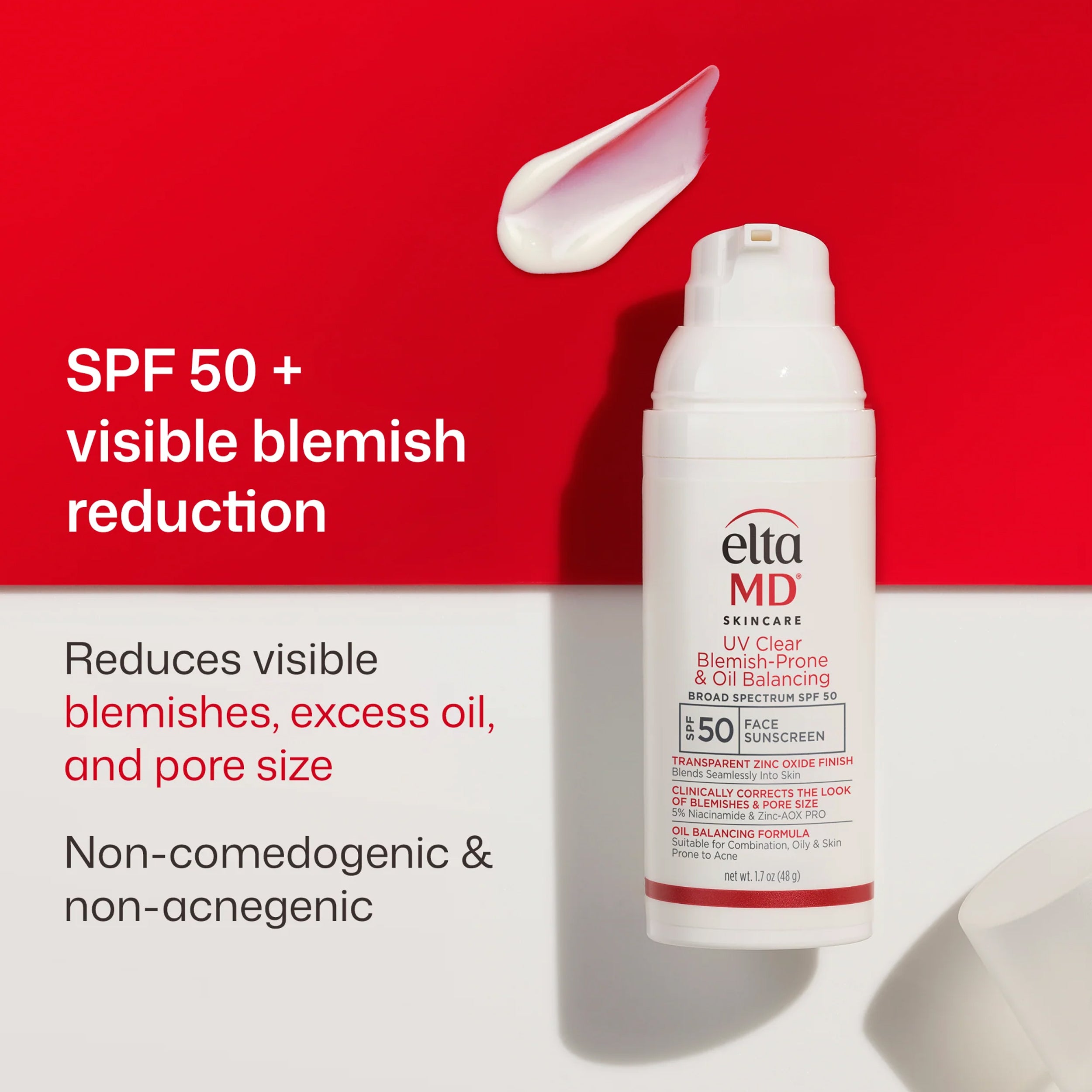 EltaMD UV Clear Blemish-Prone Oil Balancing SPF 50 48 g