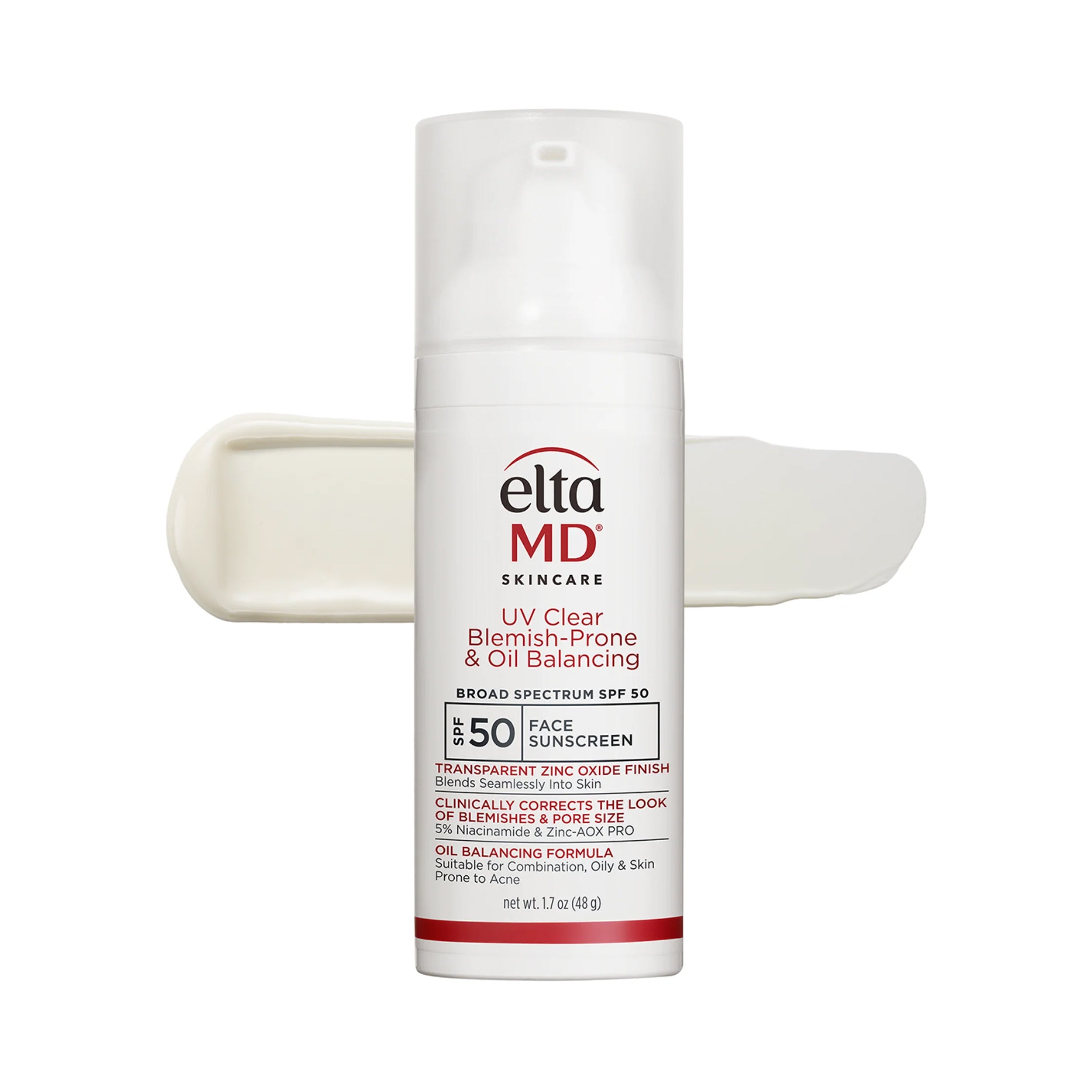 EltaMD UV Clear Blemish-Prone Oil Balancing SPF 50 48 g