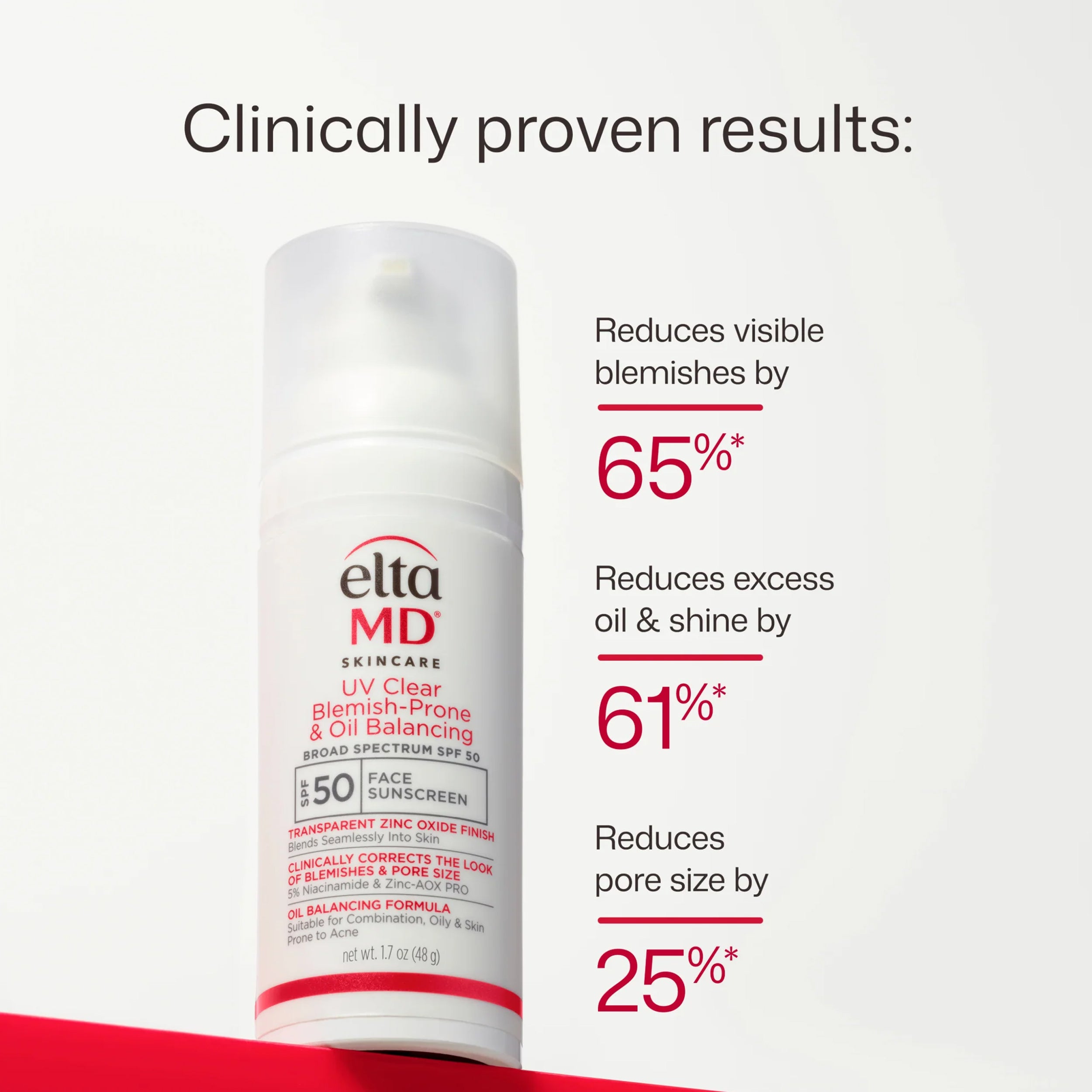 EltaMD UV Clear Blemish-Prone Oil Balancing SPF 50 48 g