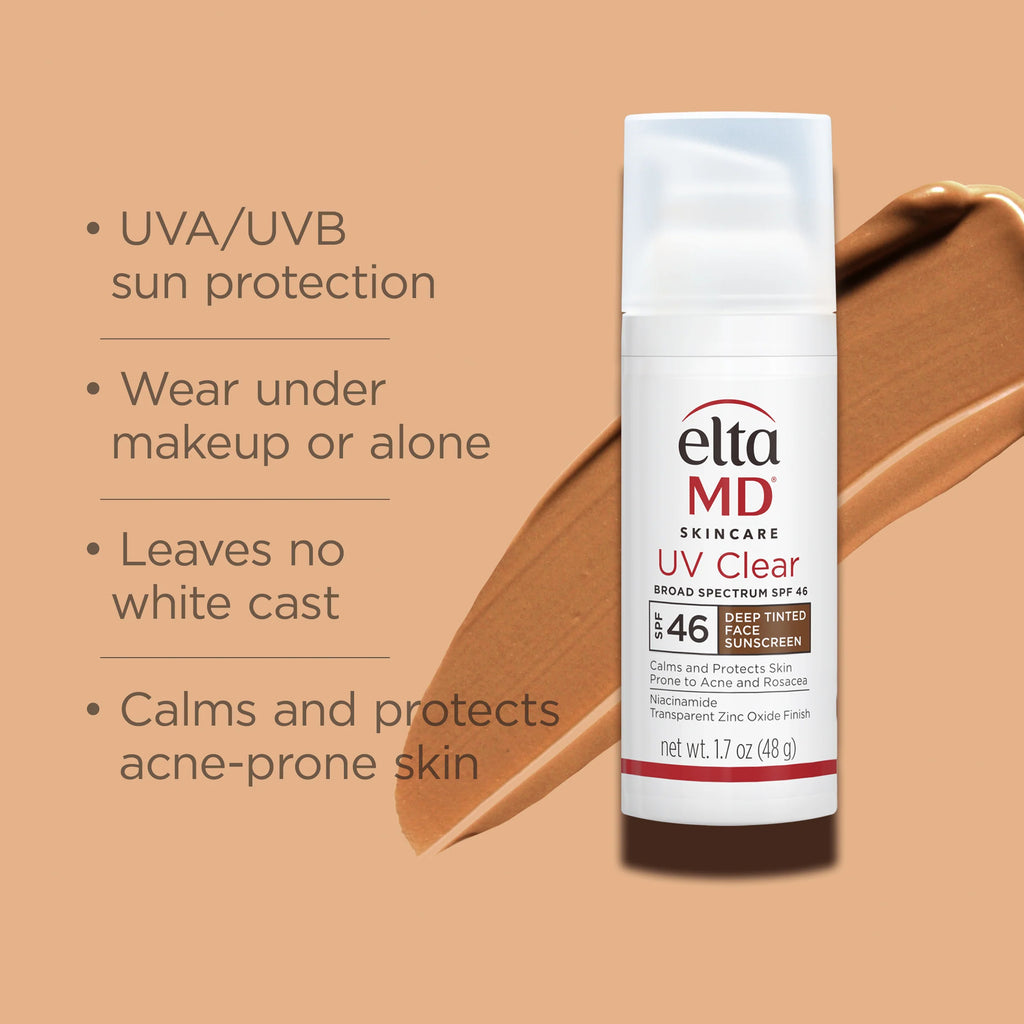 EltaMD UV Clear Broad Spectrum SPF 46 Deep Tinted