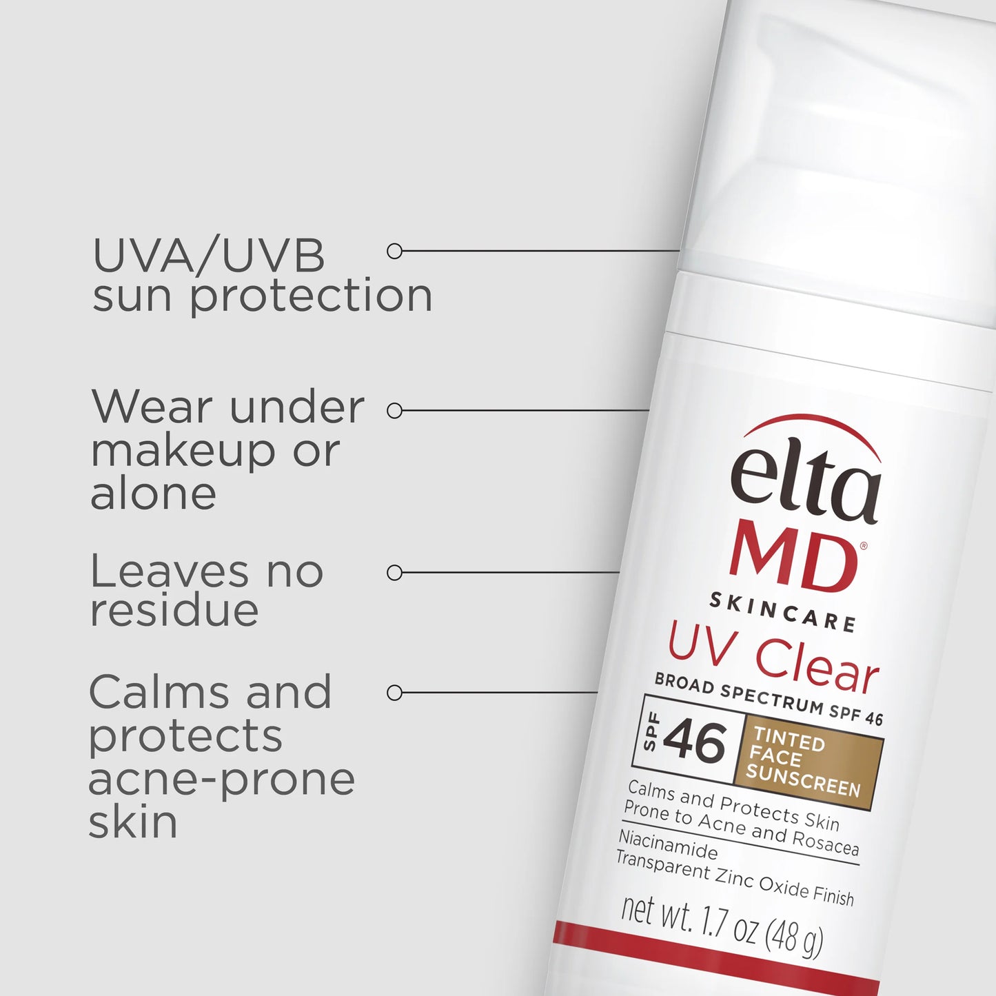 EltaMD UV Clear Broad-Spectrum SPF 46 Tinted