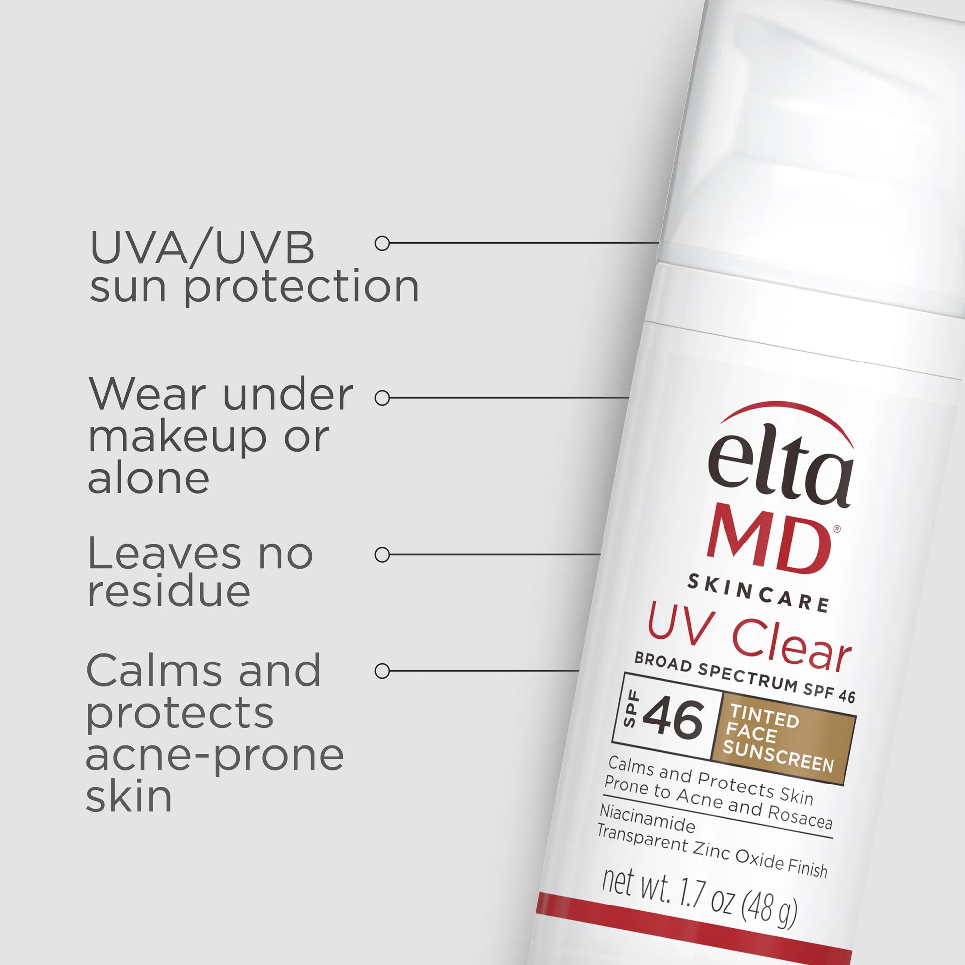 EltaMD UV Clear Broad-Spectrum SPF 46 Tinted