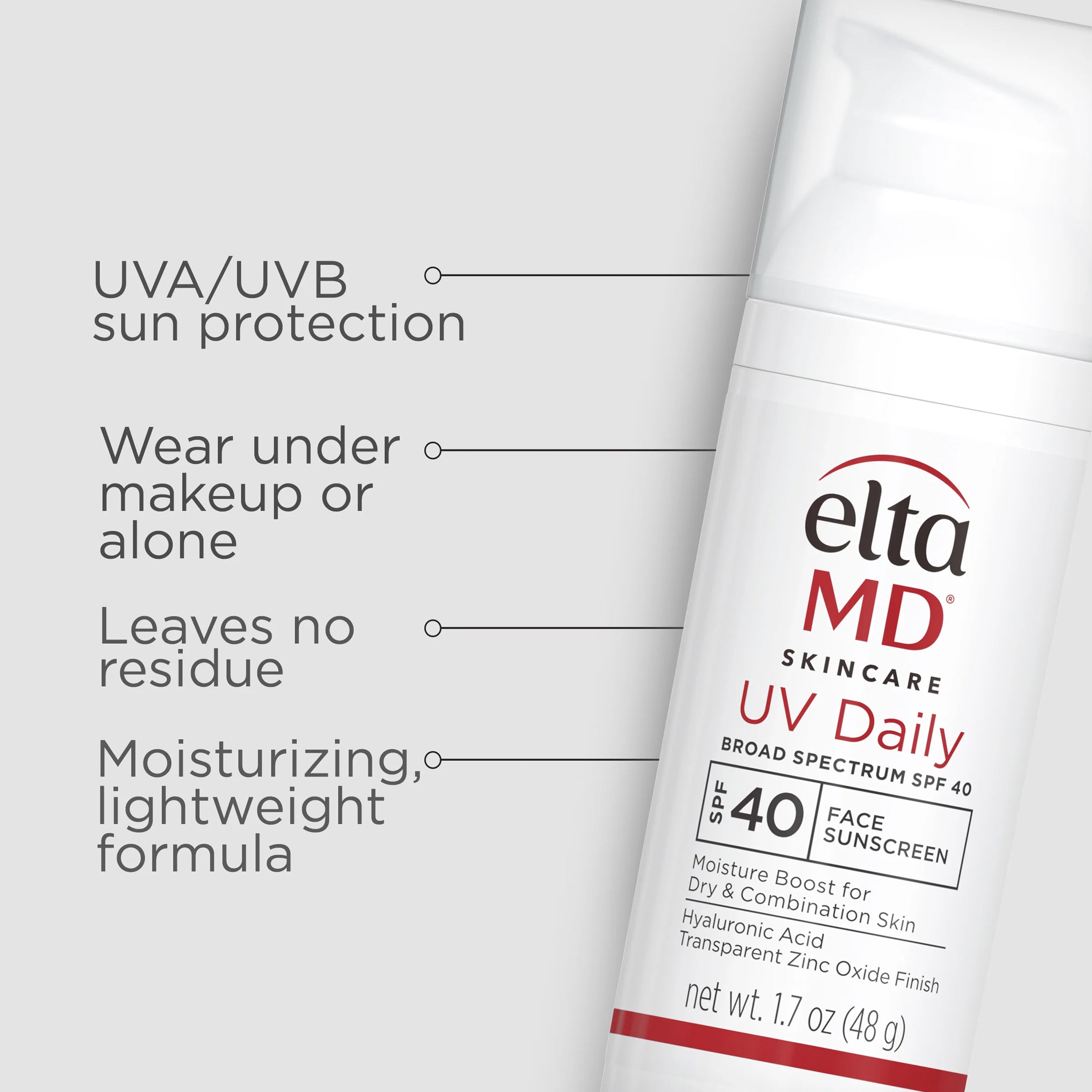EltaMD UV Daily Broad-Spectrum SPF 40 Clear