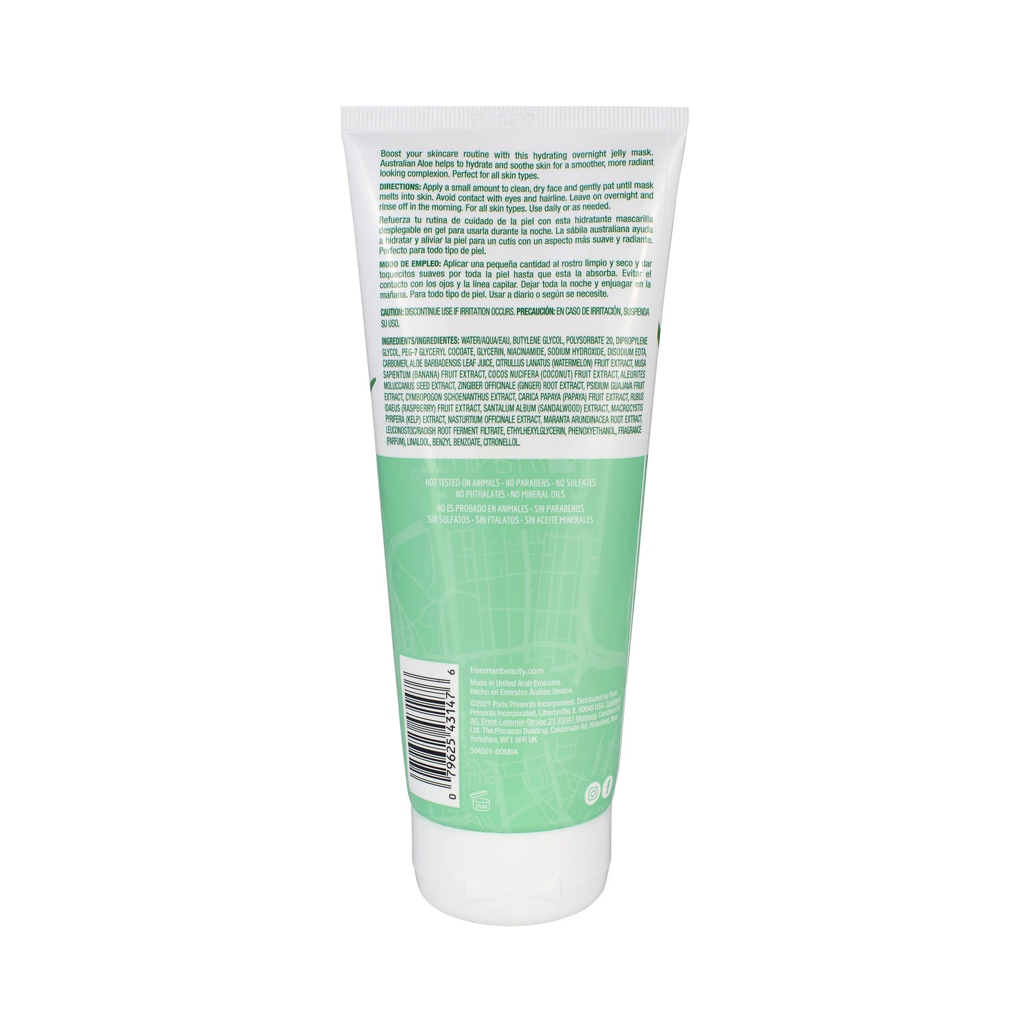 Freeman Beauty Exotic Blends Hydrating Australian Aloe Jelly Mask