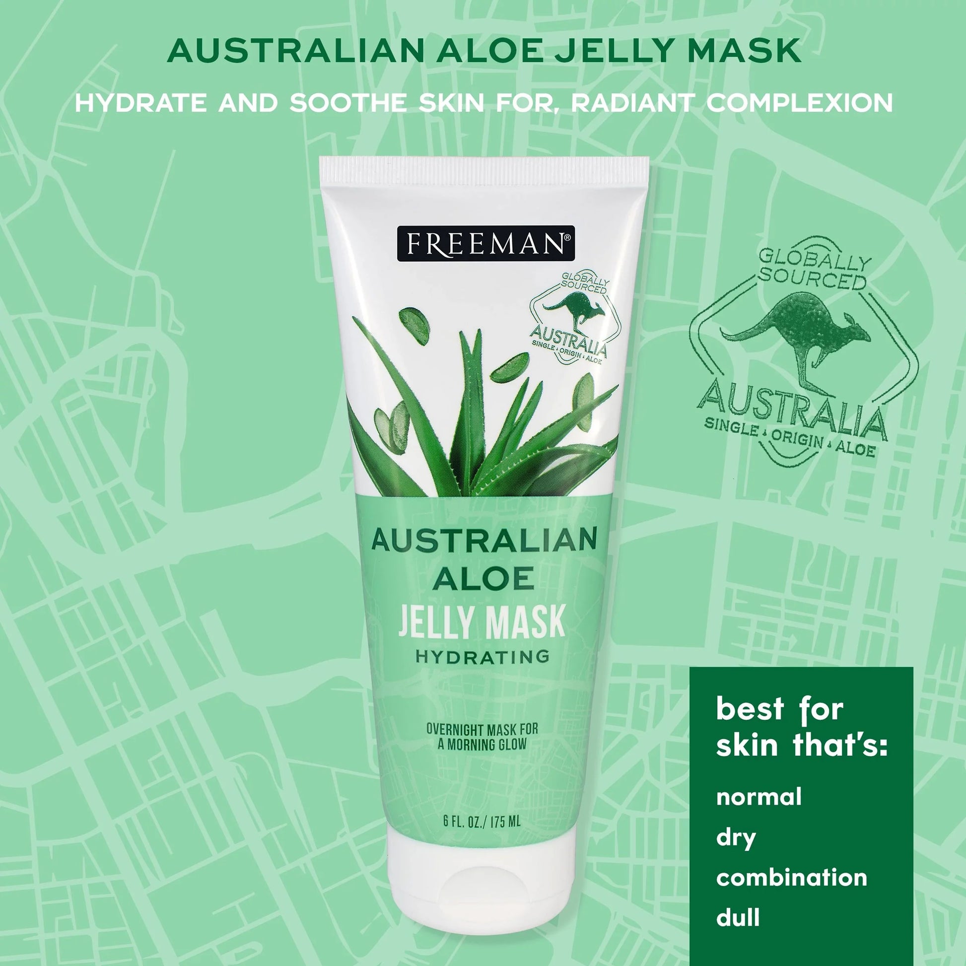 Freeman Beauty Exotic Blends Hydrating Australian Aloe Jelly Mask