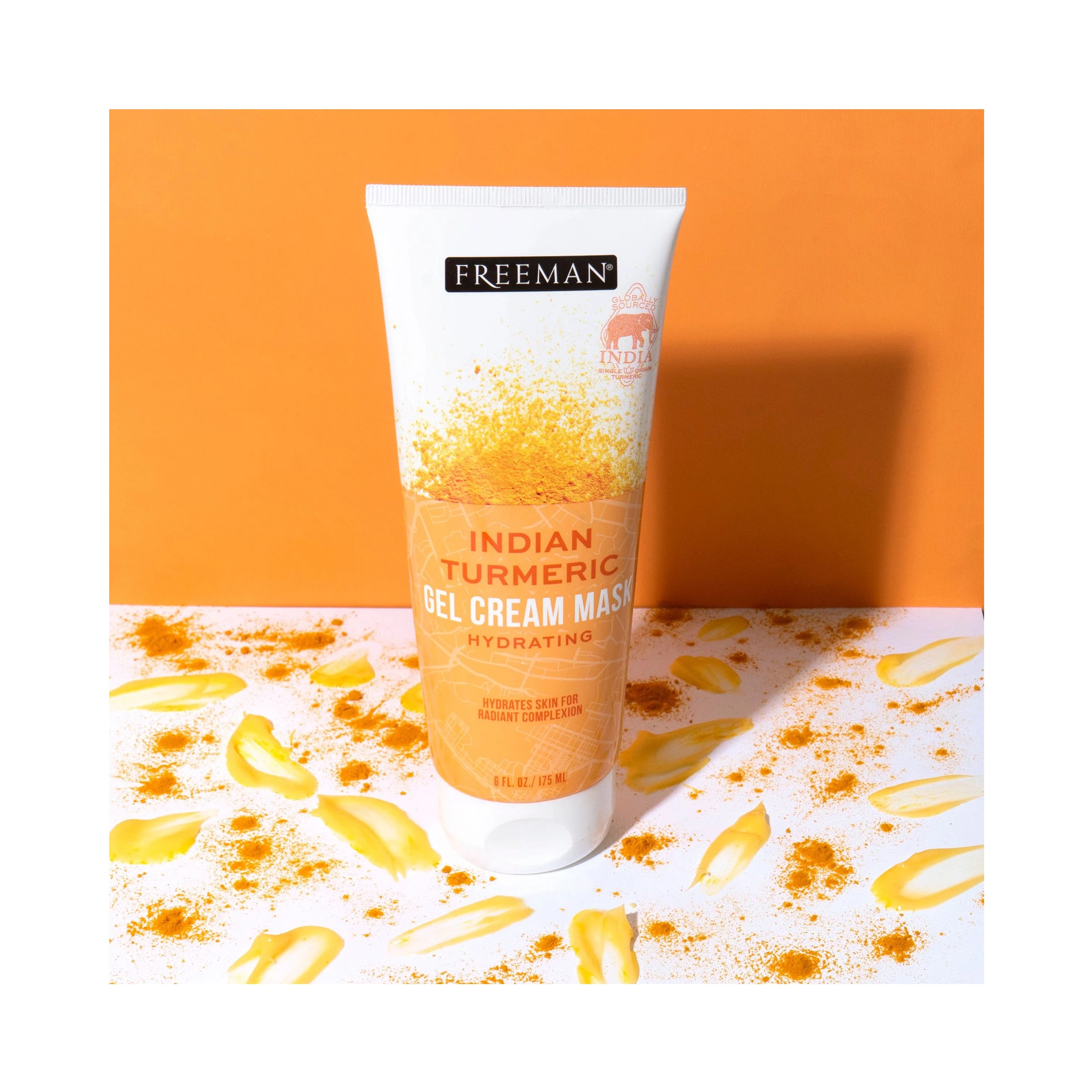 Freeman Beauty Exotic Blends Hydrating Indian Turmeric Gel Cream Mask