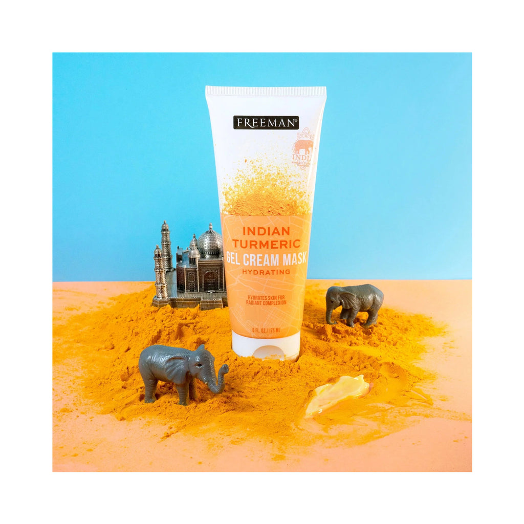 Freeman Beauty Exotic Blends Hydrating Indian Turmeric Gel Cream Mask