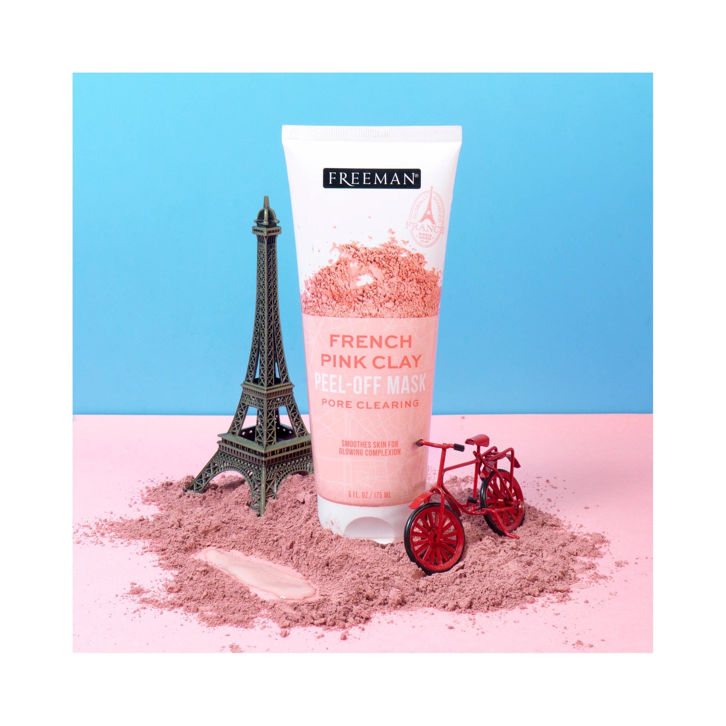 Freeman Beauty Exotic Blends Pore Clearing French Pink Clay Peel Off Mask