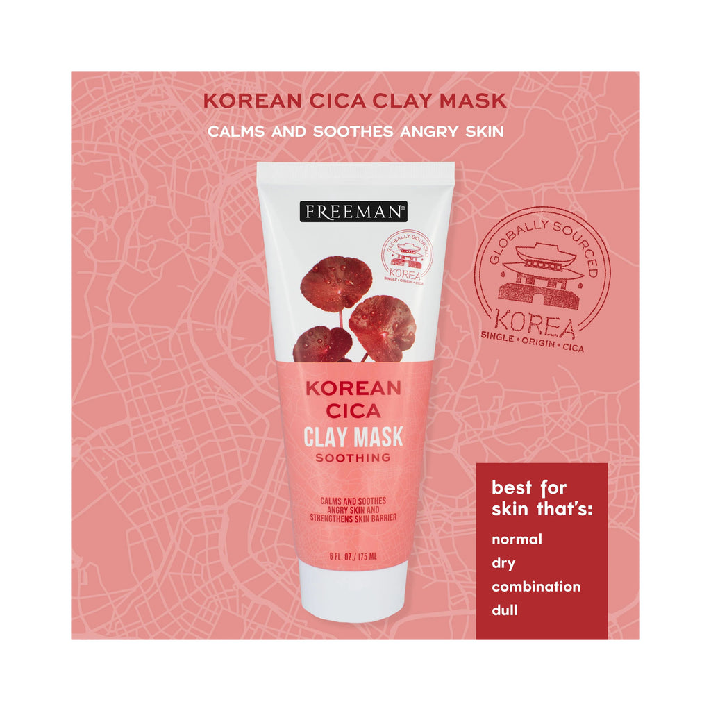 Freeman Beauty Exotic Blends Soothing Korean Cica Clay Mask 175 mL