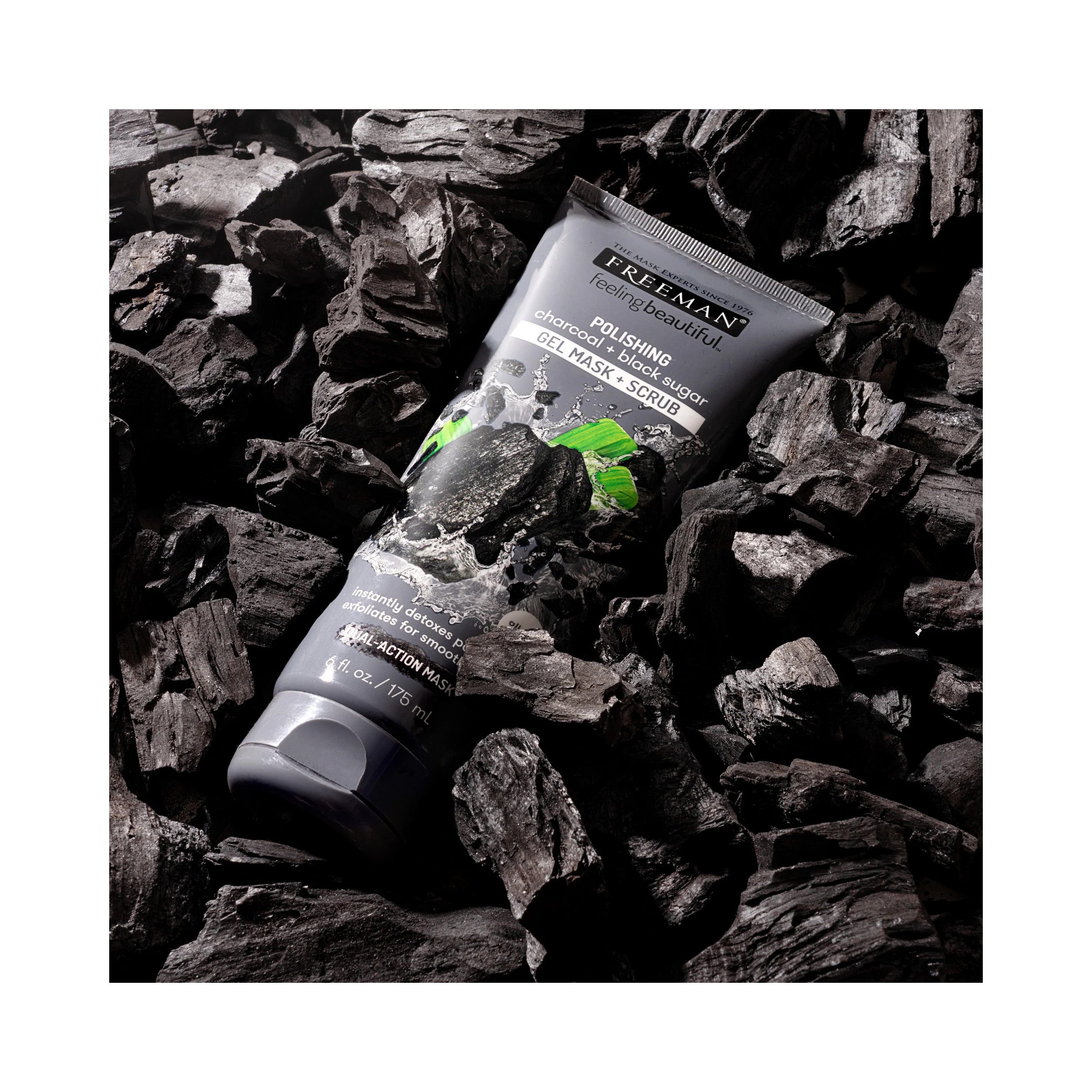 Freeman Beauty Polishing Charcoal Black Sugar Gel Mask