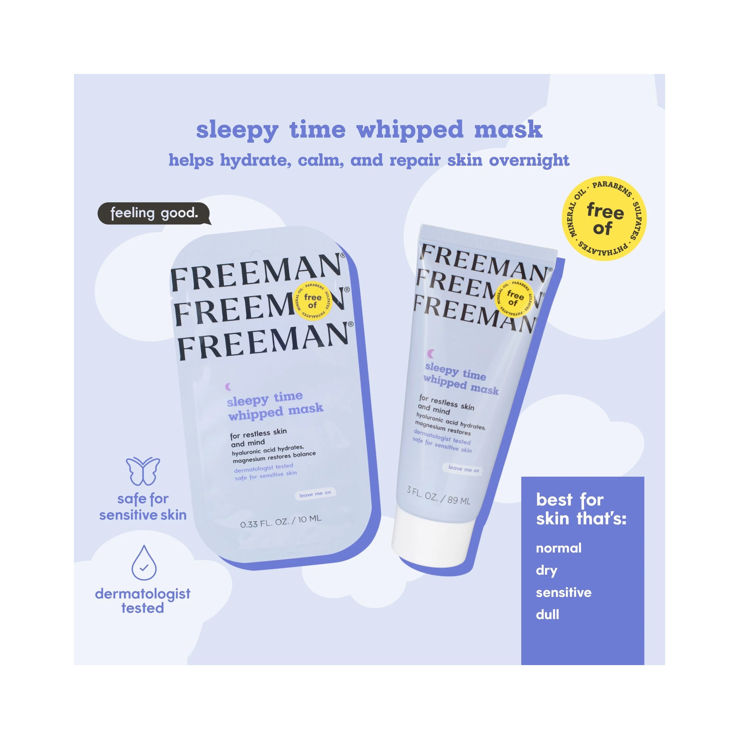 Freeman Beauty Sleepy Time Whipped Mask 89 mL