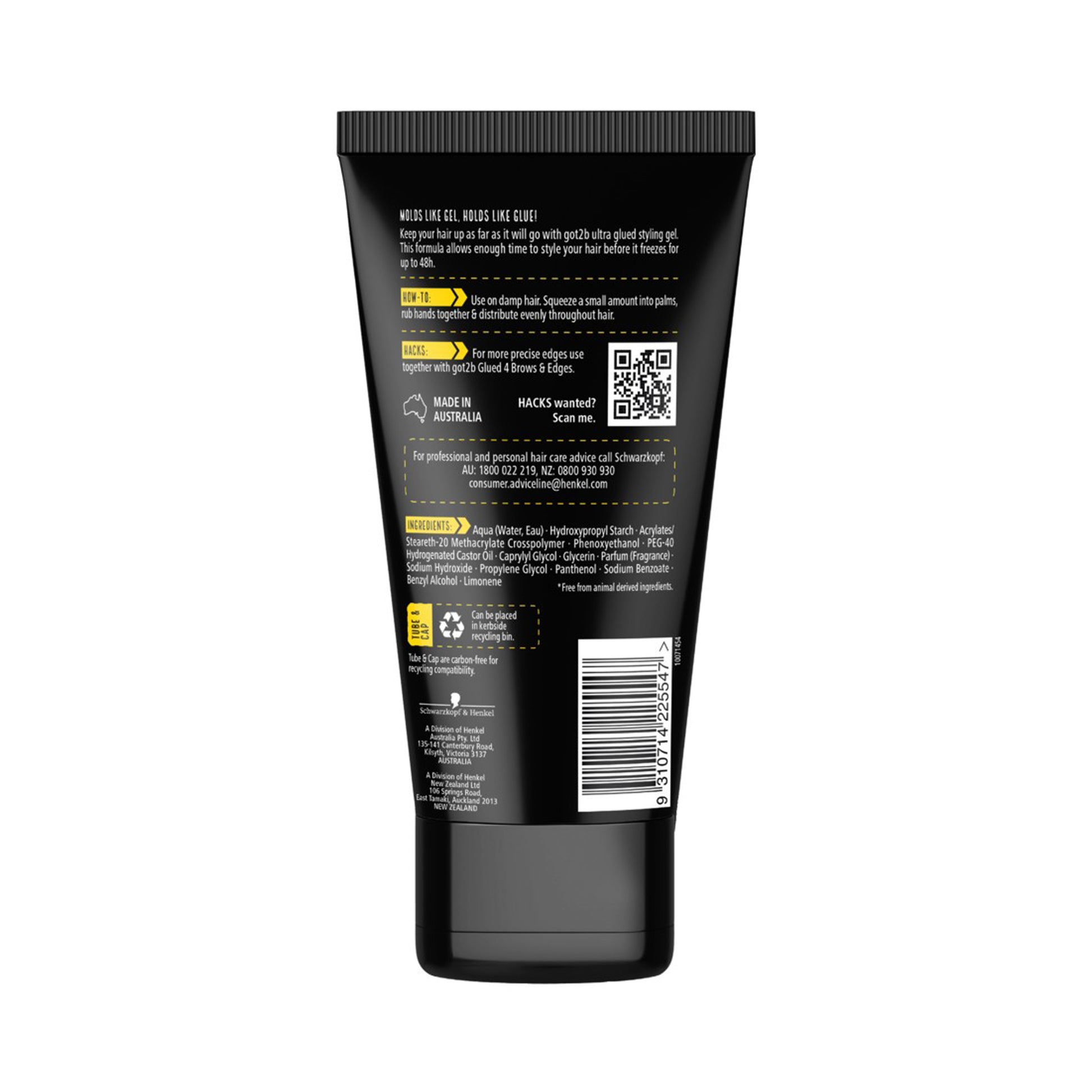 Got2b Ultra Glued Indestructible Styling Gel 150 mL