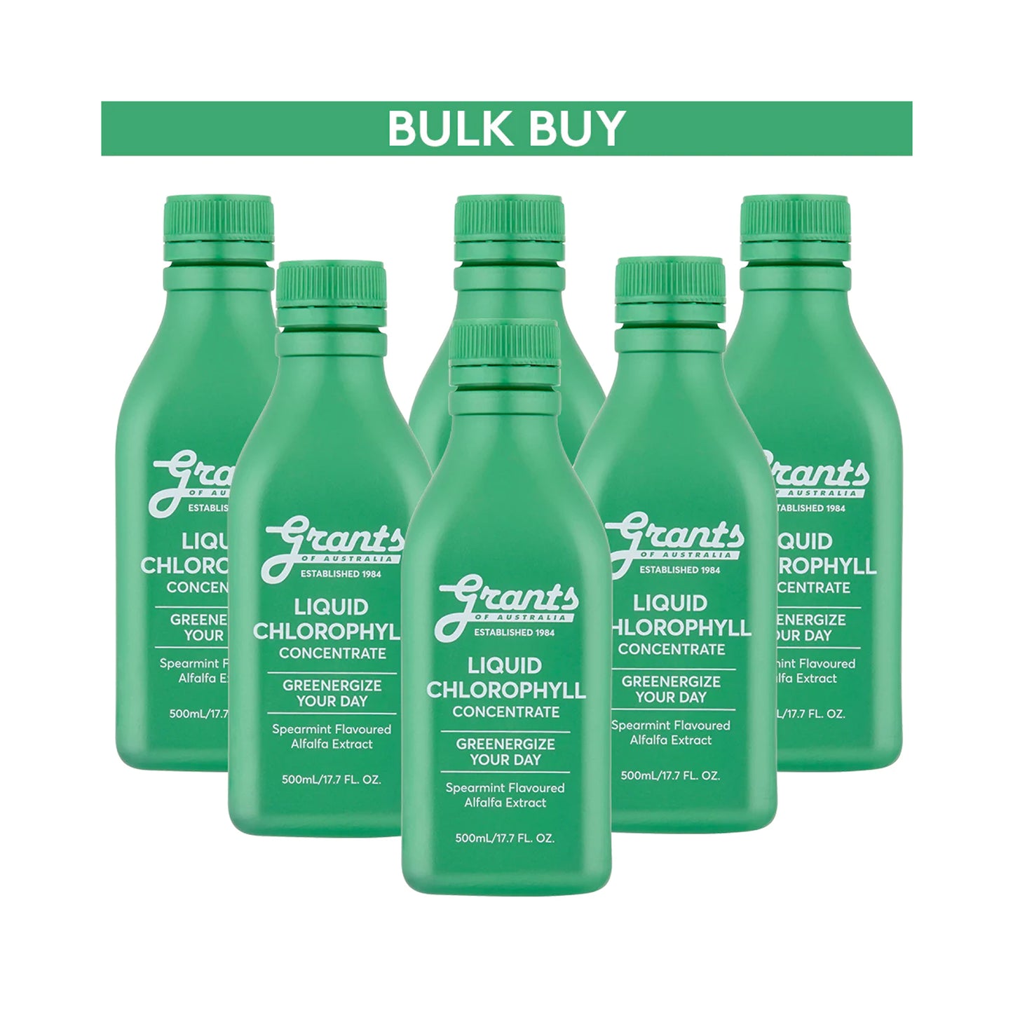 Grants Liquid Chlorophyll 500 mL 6 Bottles