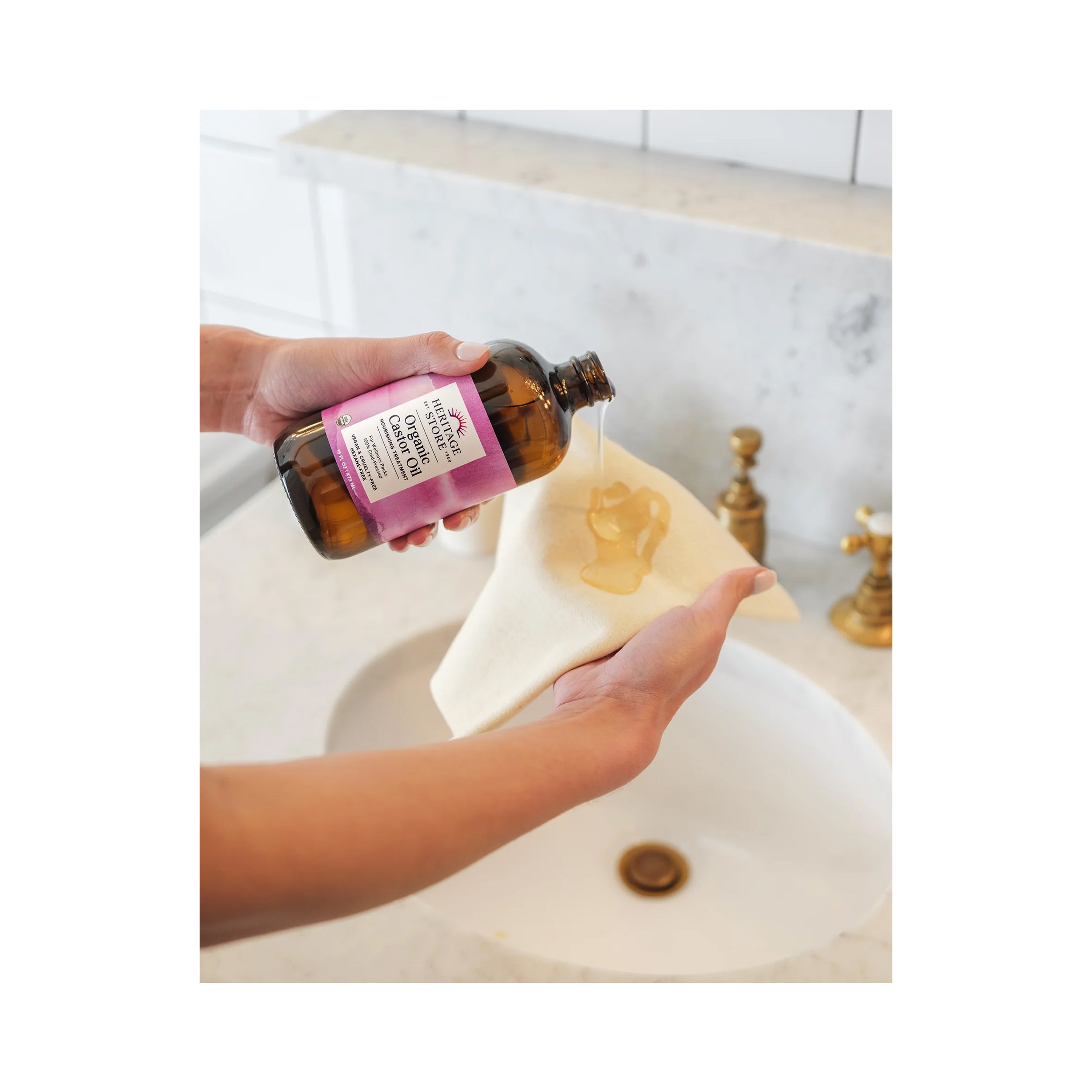 Heritage Store Organic Castor Oil Wool Flannel Bundle