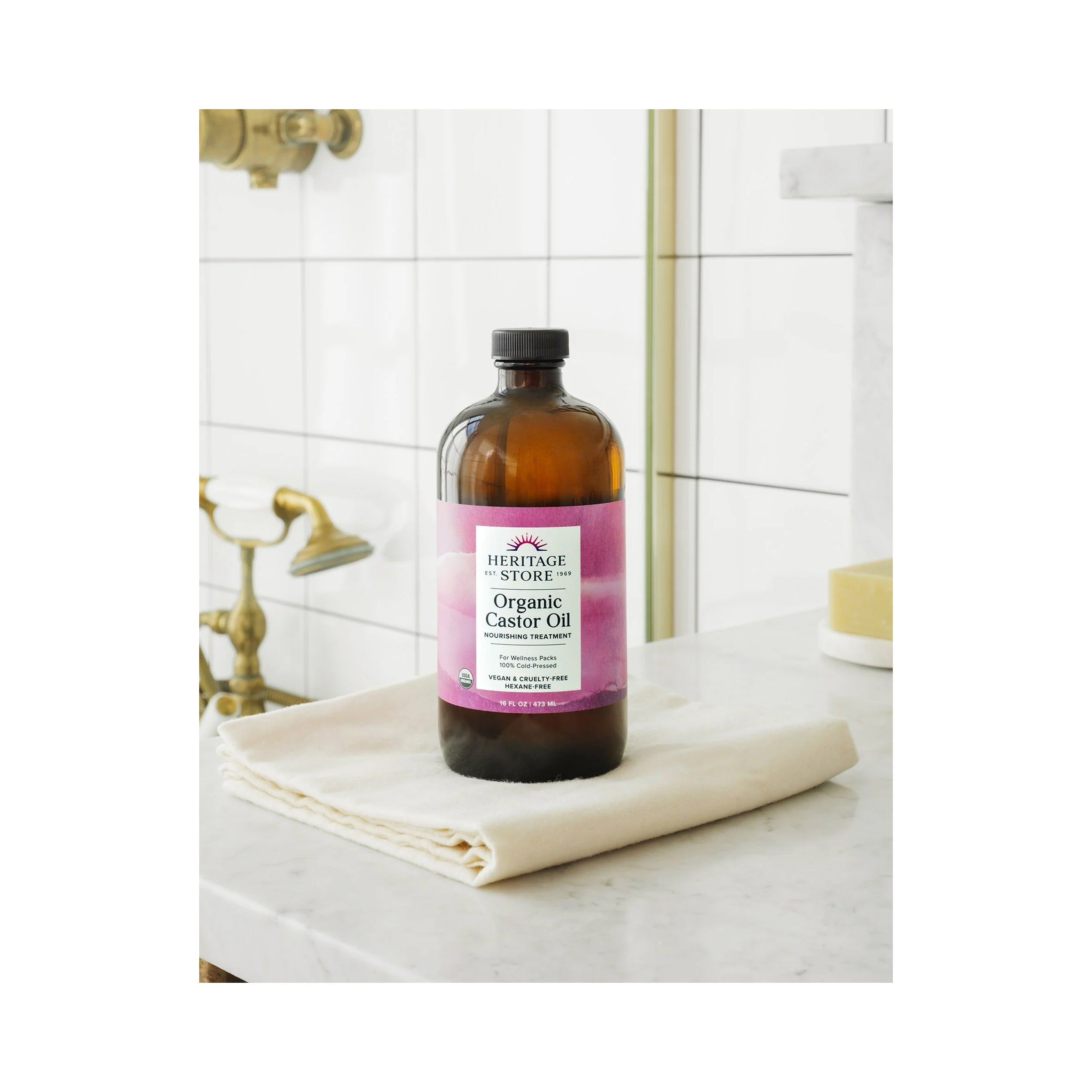 Heritage Store Organic Castor Oil Wool Flannel Bundle