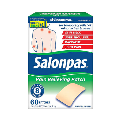 Hisamitsu Salonpas Pain Relieving Patch 60 Count