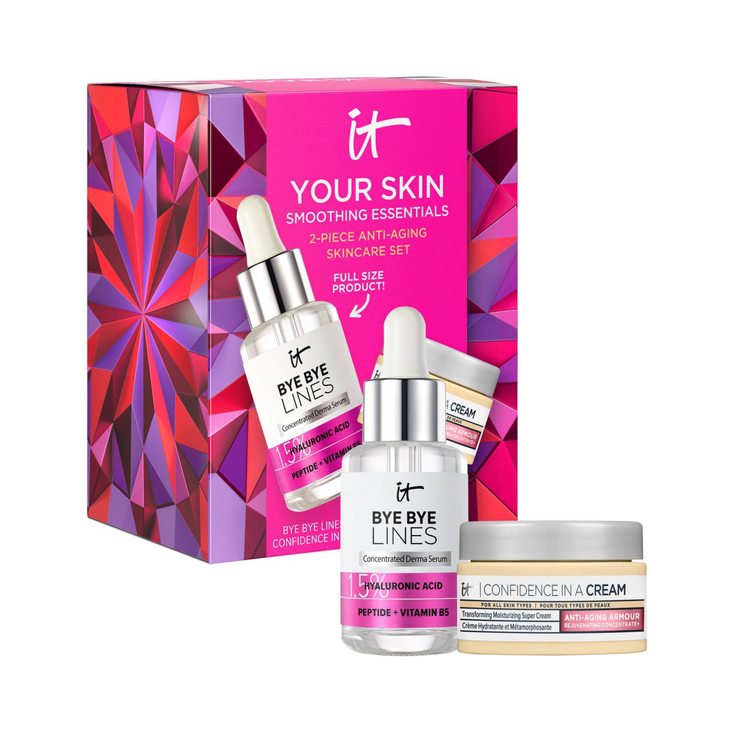 IT Cosmetics Your Skin Smoothing Essentials 2-Piece Anti-Aging Skincare Gift Set
