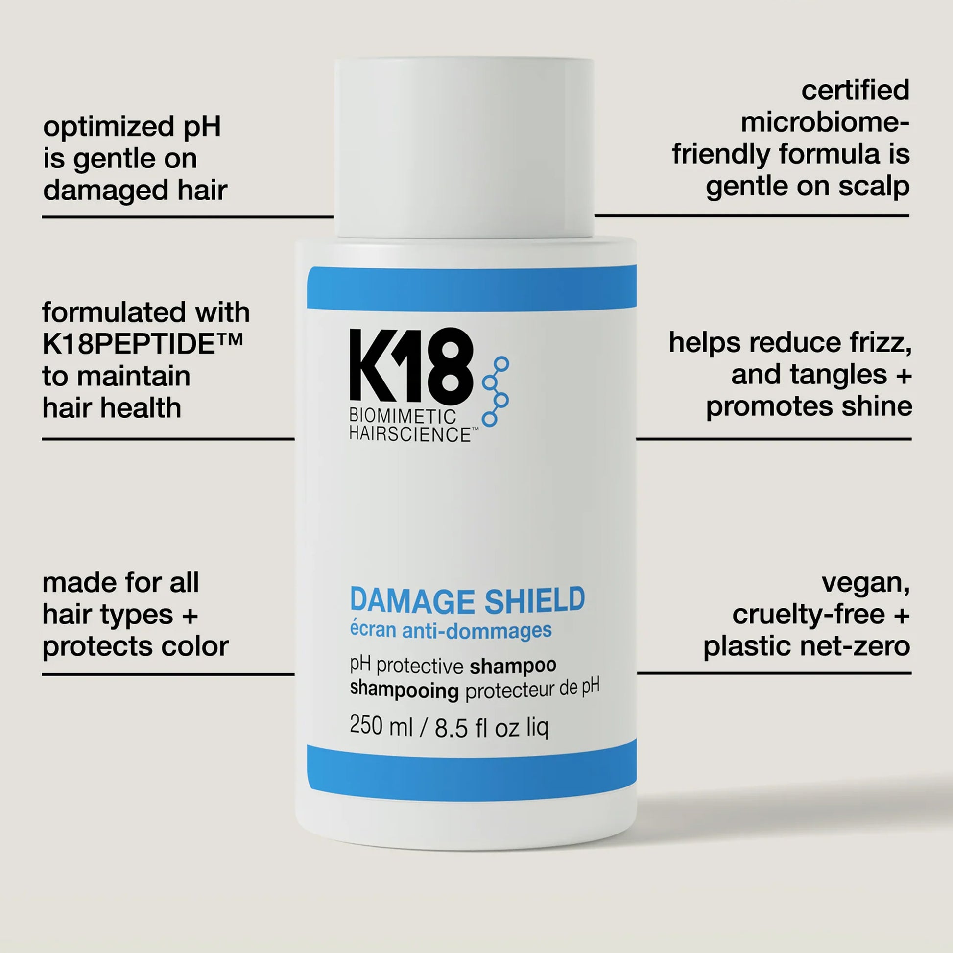 K18 Peptide Prep pH Maintenance Shampoo 250 mL