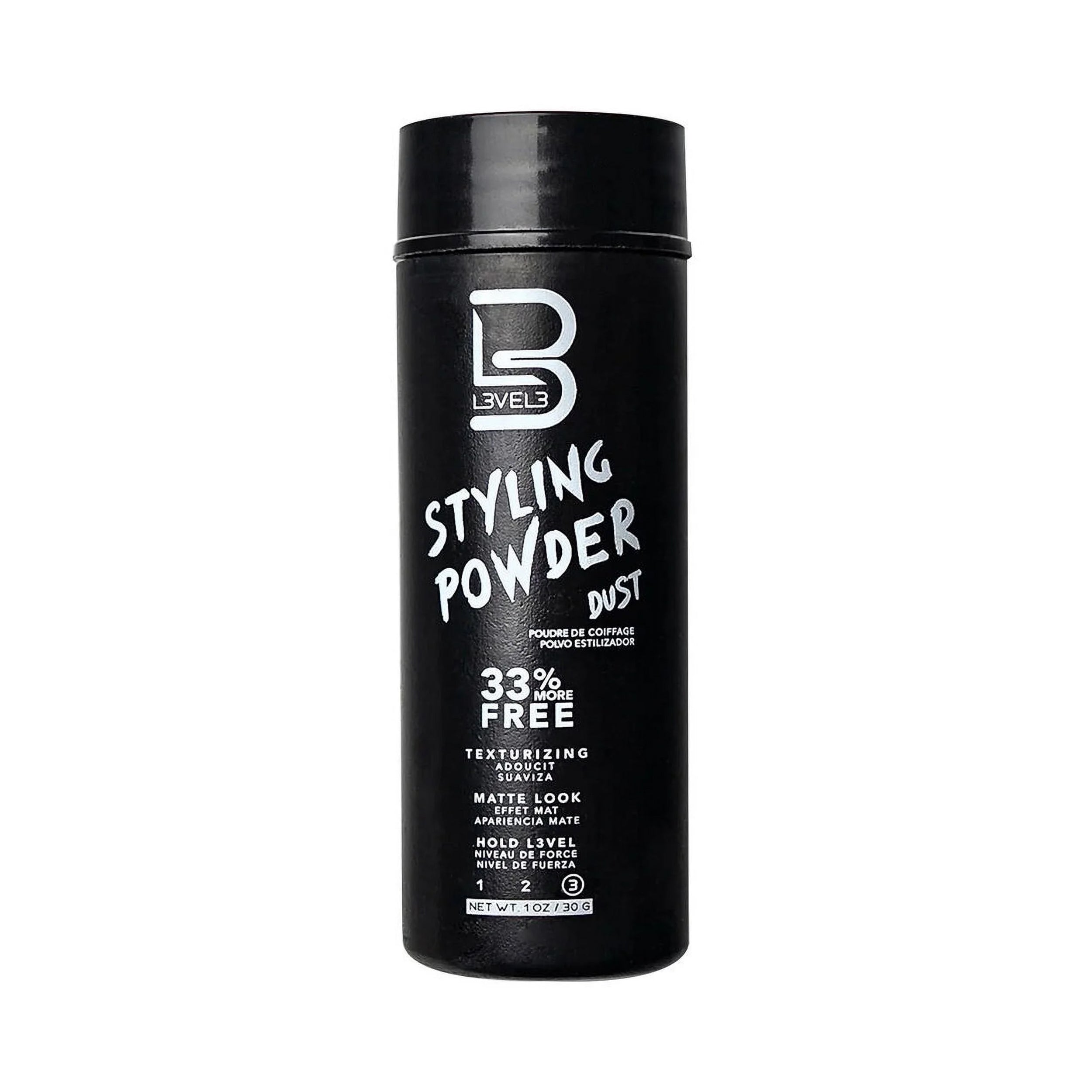 L3VEL3 Styling Powder Dust Natural Look Mens Powder 30 g