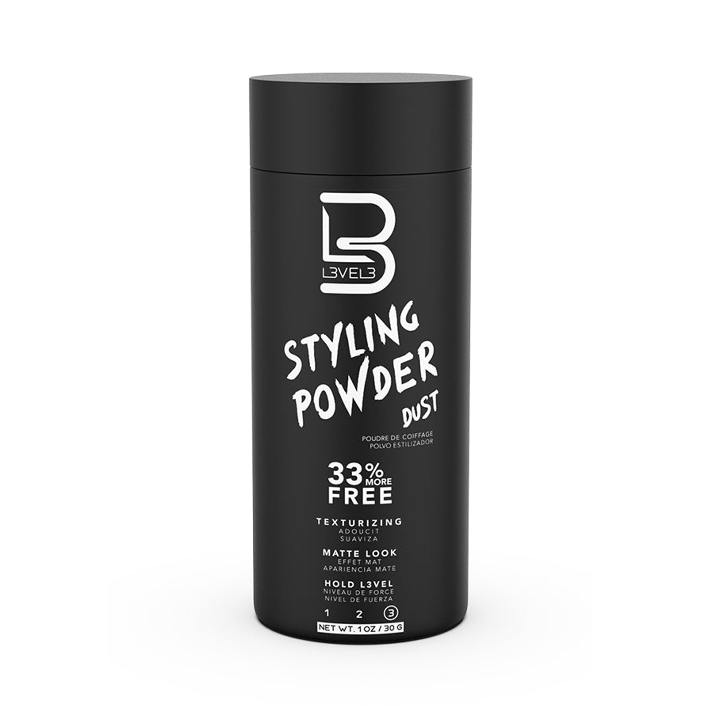 L3VEL3 Styling Powder Dust Natural Look Mens Powder 30 g