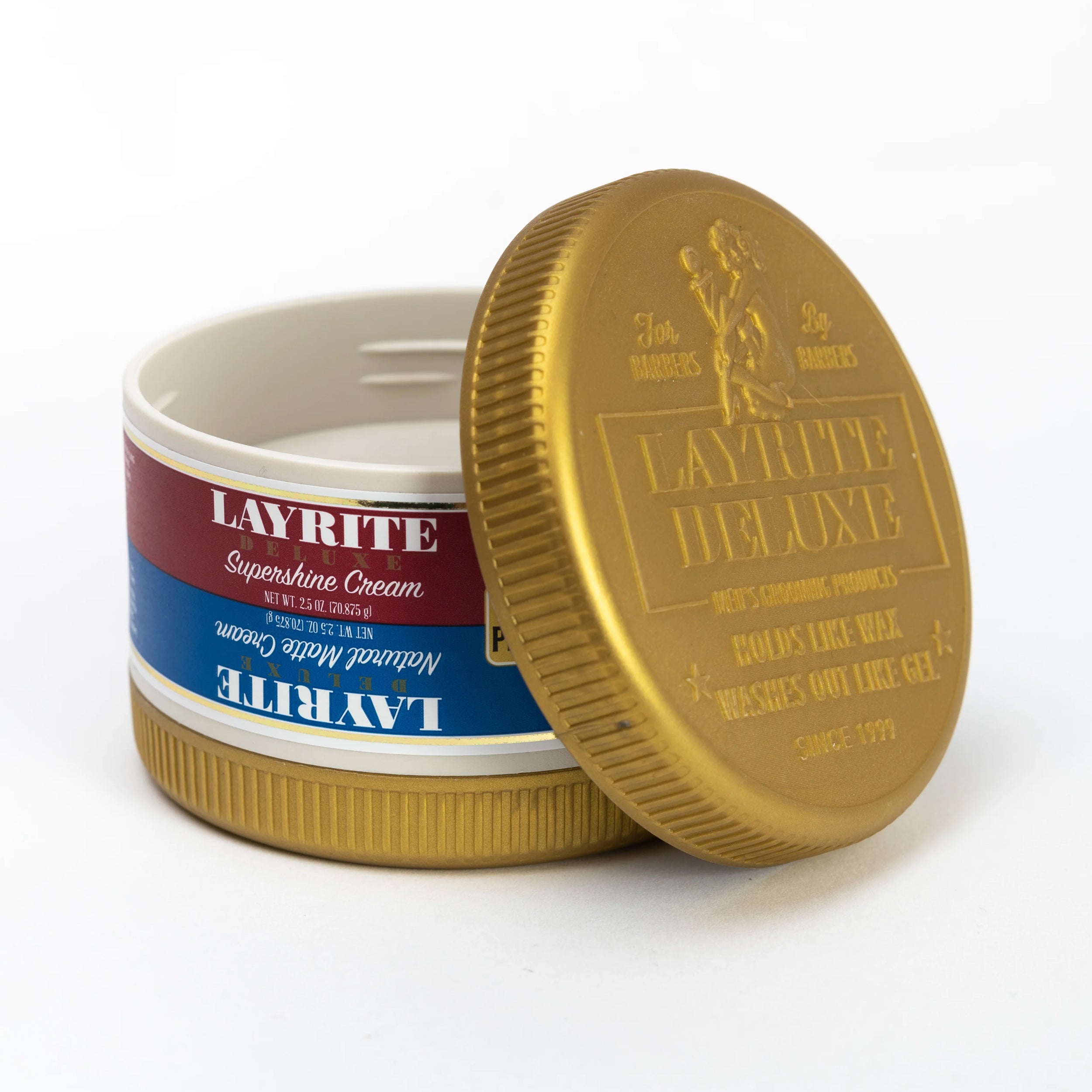 Layrite Deluxe Dual Chamber Natural Matte Supershine Cream