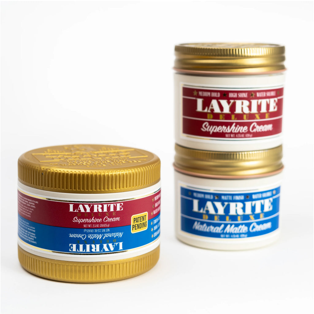 Layrite Deluxe Dual Chamber Natural Matte Supershine Cream