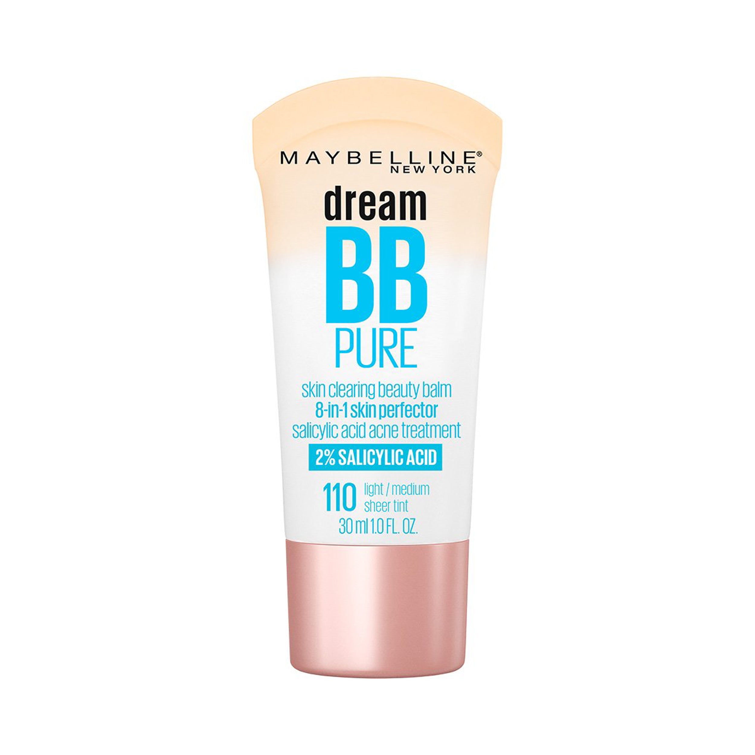 Maybelline Dream BB Pure BB Creams 110 Light Medium Sheer Tint