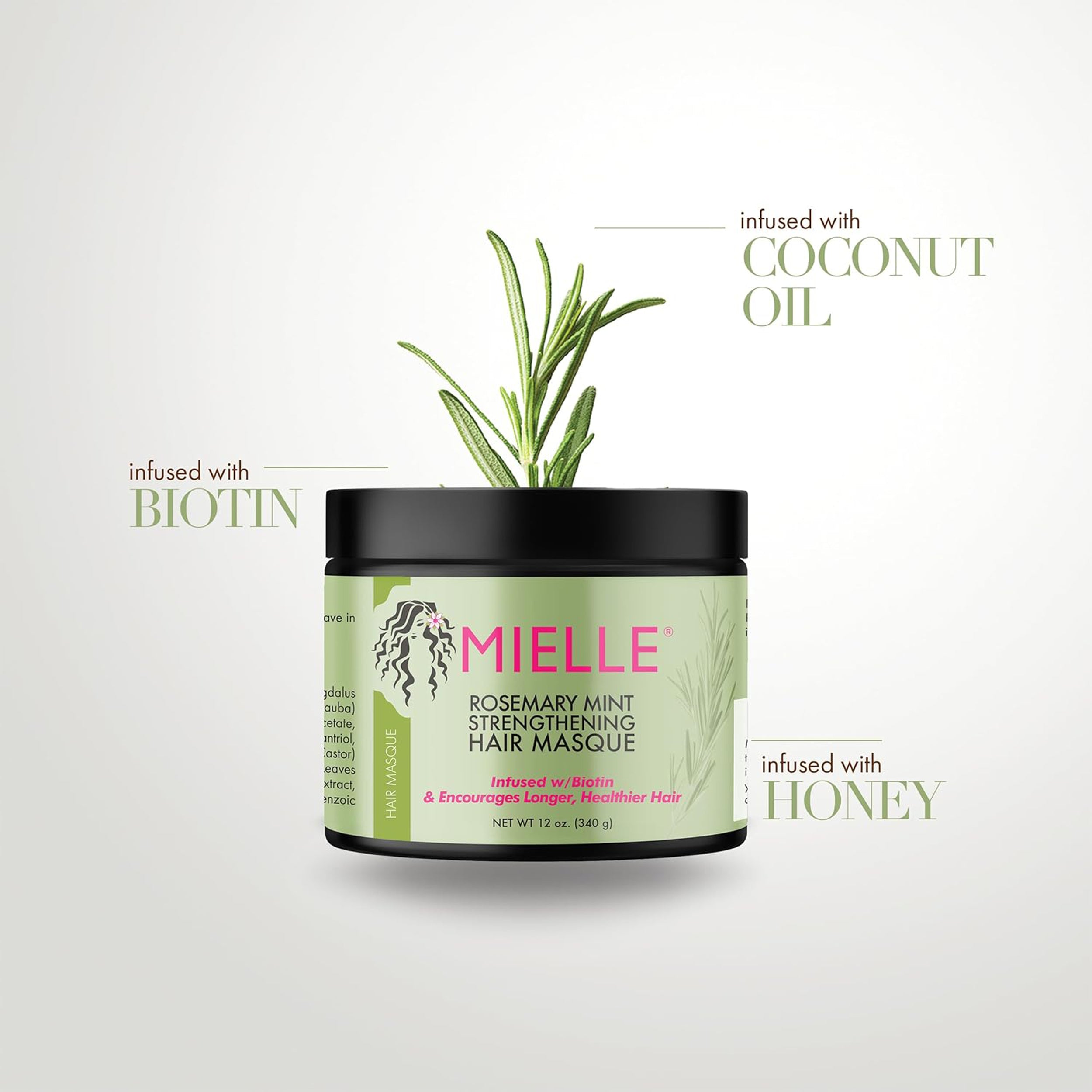 Mielle Rosemary Mint Strengthening Hair Masque 340 g