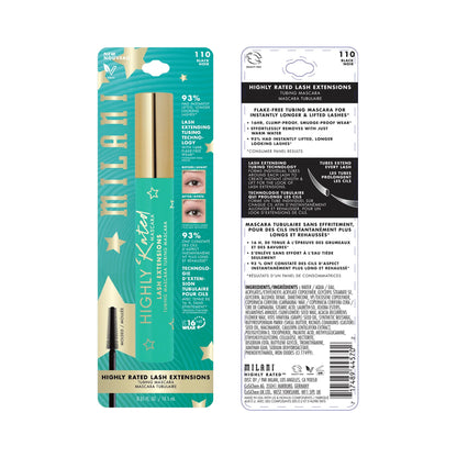 Milani Cosmetics Highly Rated Lash Extensions Mascara Black