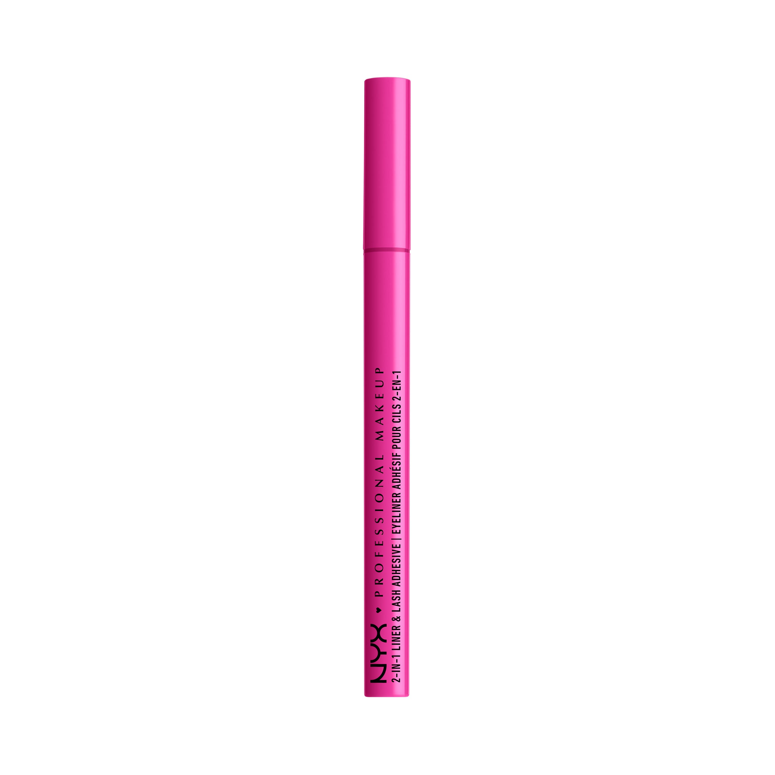 NYX Cosmetics Professional Makeup - Jumbo Lash! 2-in-1 Liner Lash Adhesive Baddest Black 1 mL