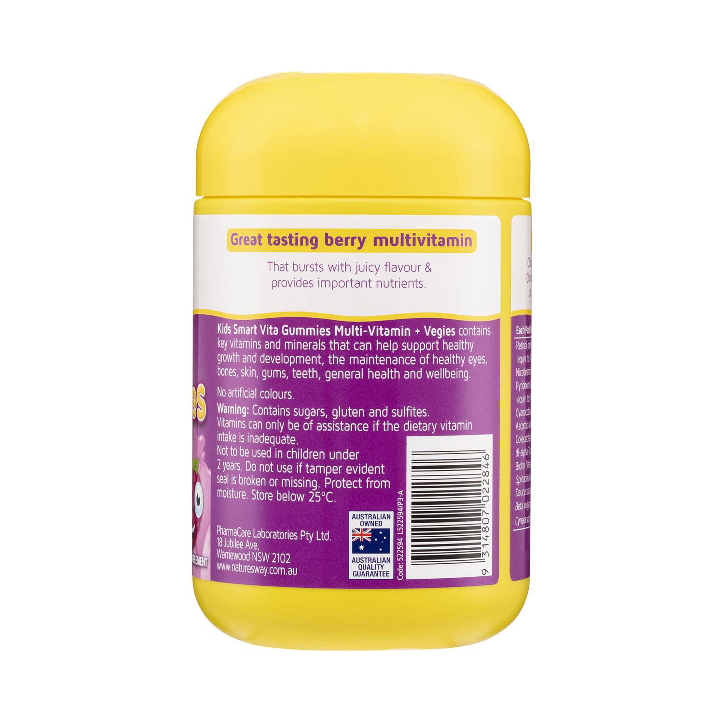 Nature's Way Kids Smart Vita Gummies Multi-Vitamin Vegies 120 Pack