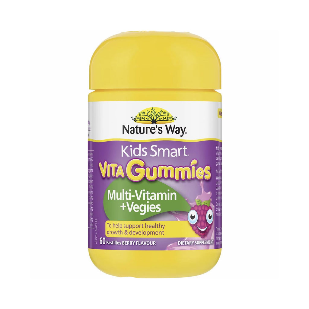 Nature's Way Kids Smart Vita Gummies Multi-Vitamin Vegies 60 Pack